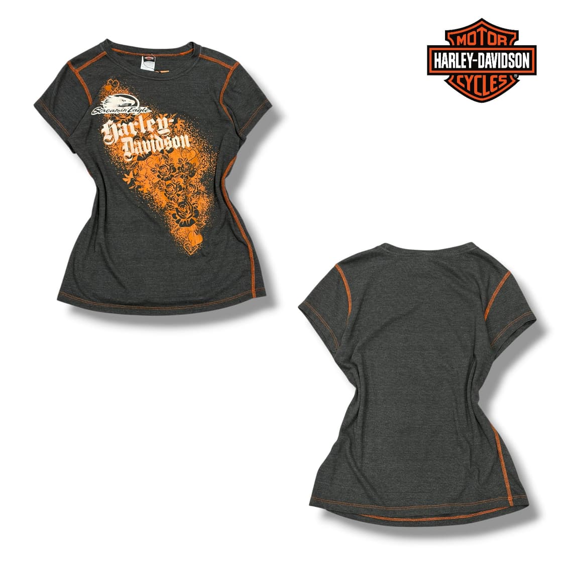 할리데이비슨 로즈 반팔티 상품이미지2