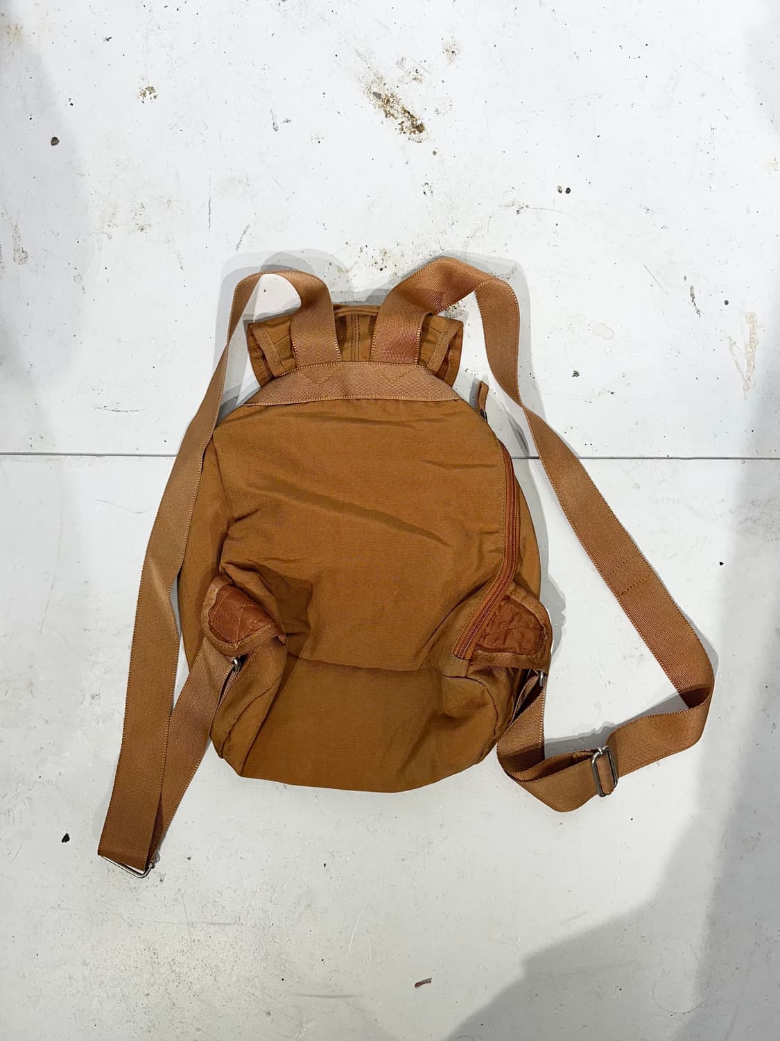 빈티지 Kamp 베이지 미니 y2k 키치 백팩 복조리 가방 상품이미지5