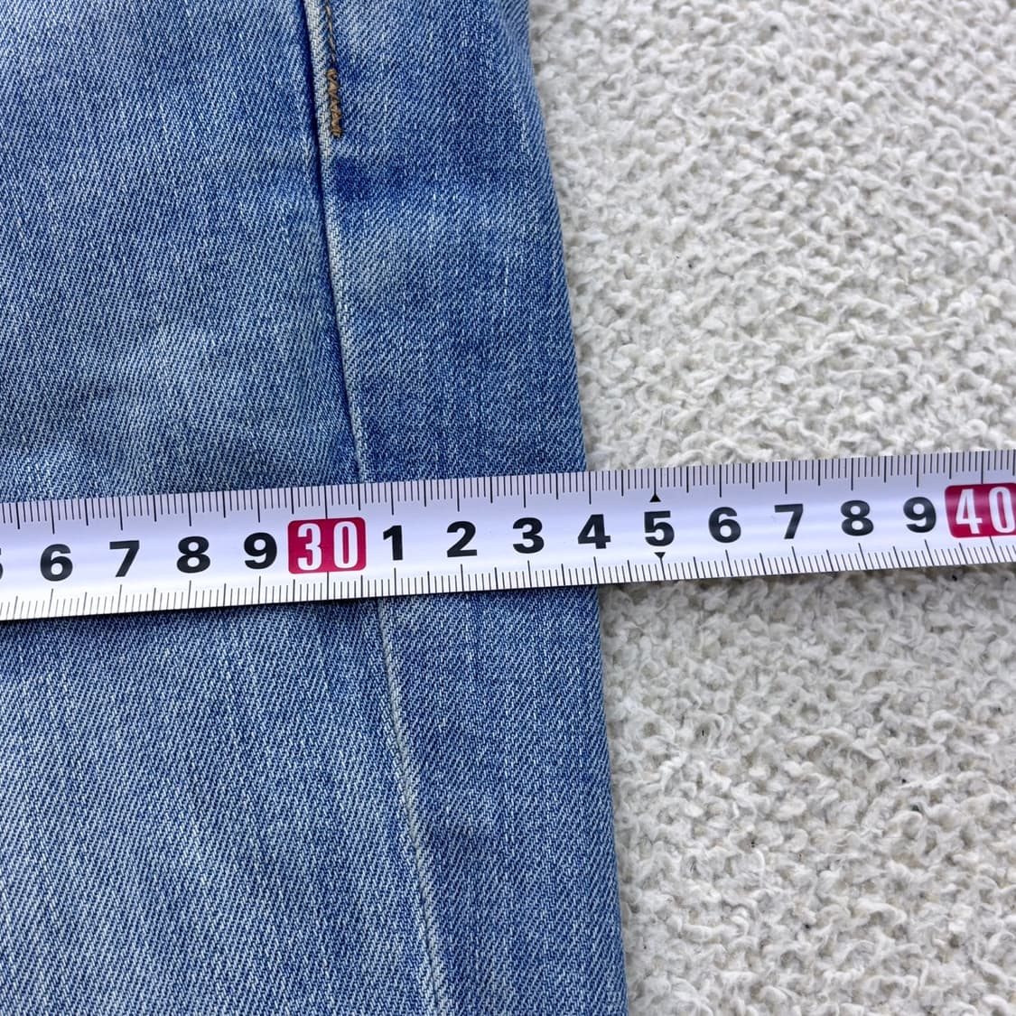 W38L32 캘빈클라인 연청 데님 팬츠 0414E 상품이미지8