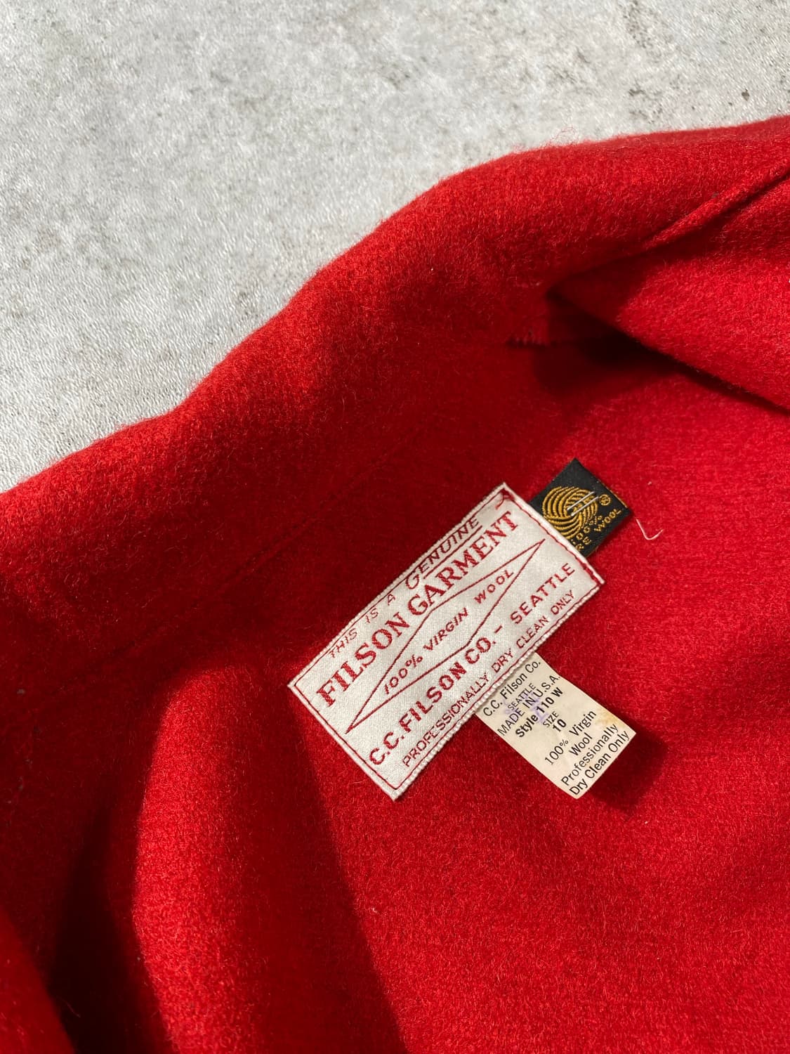 [M] 7-80s FILSON 필슨 매키노 울 크루저 자켓 상품이미지7