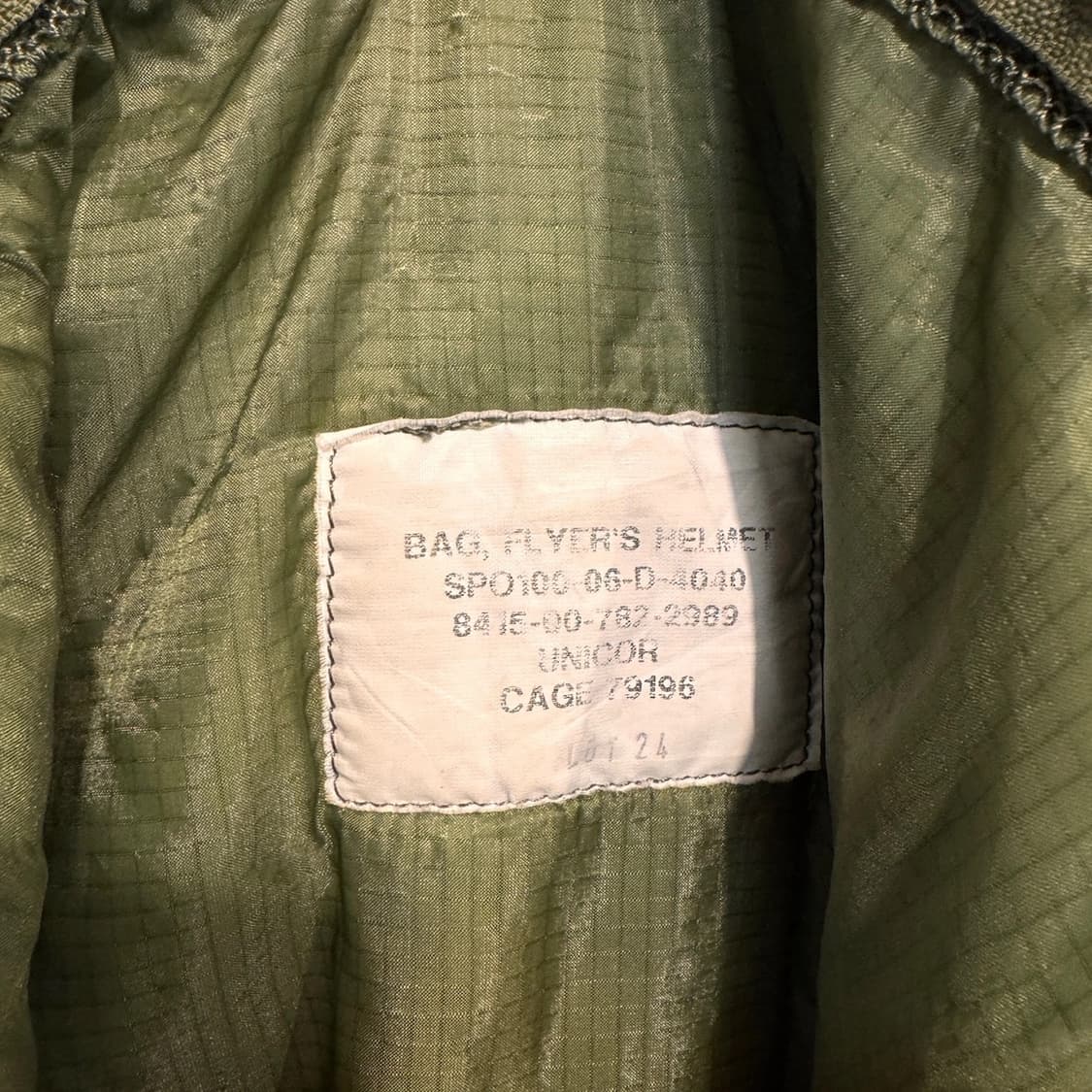 00s U.S Air Force Flyer's Helmet Bag 상품이미지5