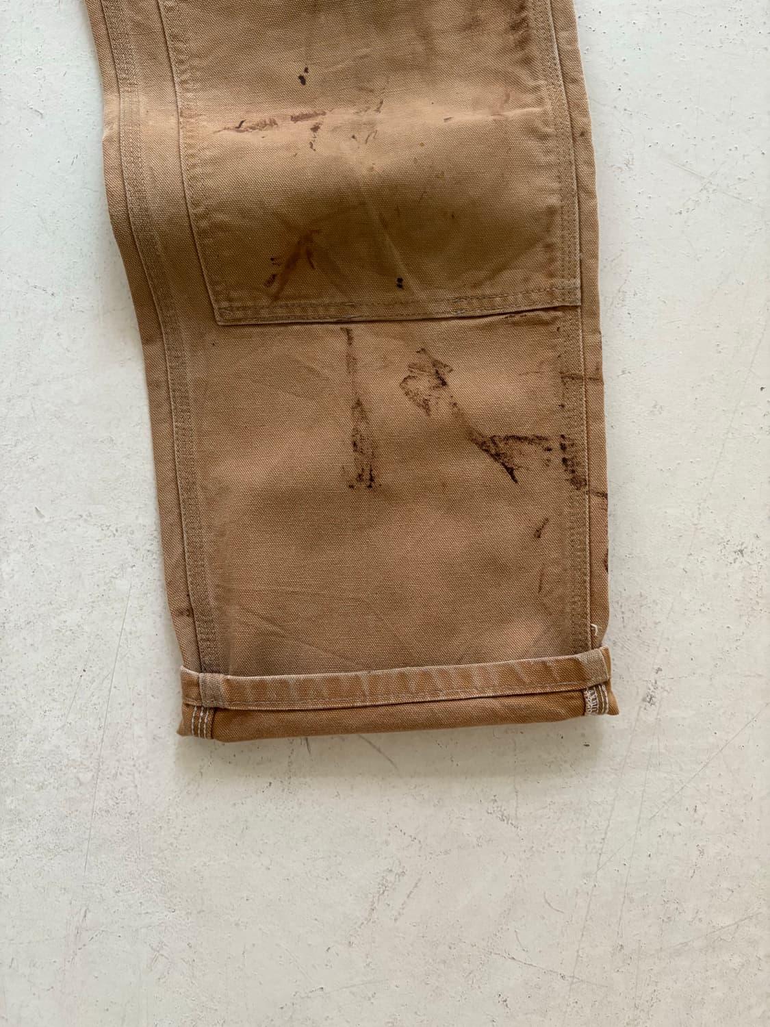 90's Carhartt B01 BRN Double Knee pant 상품이미지4