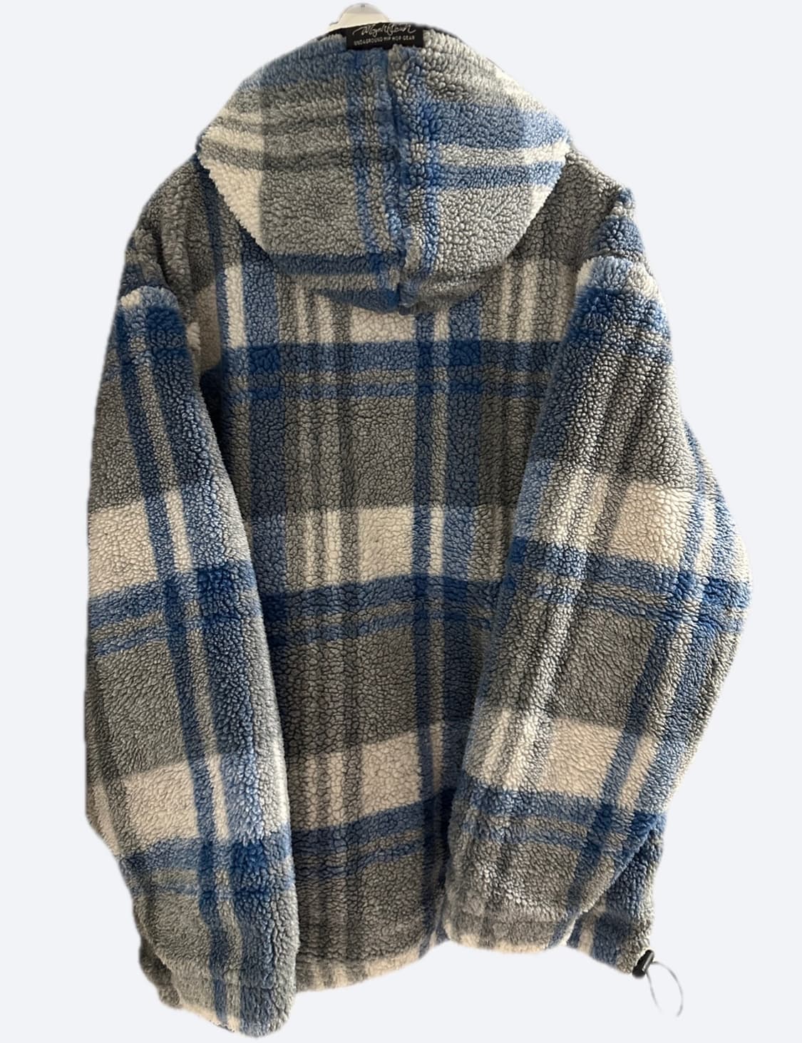 마자플라바 체크 플리스 후리스 후드집업 사이즈 100 상품이미지2