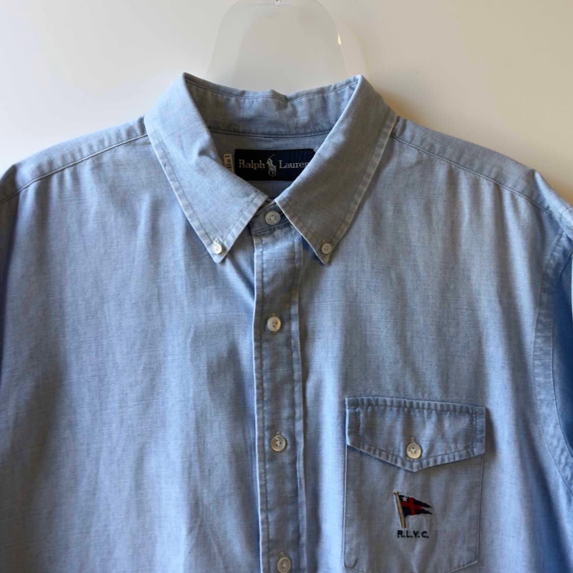 폴로 랄프로렌 로고 포켓 데님 긴팔 셔츠 상품이미지2