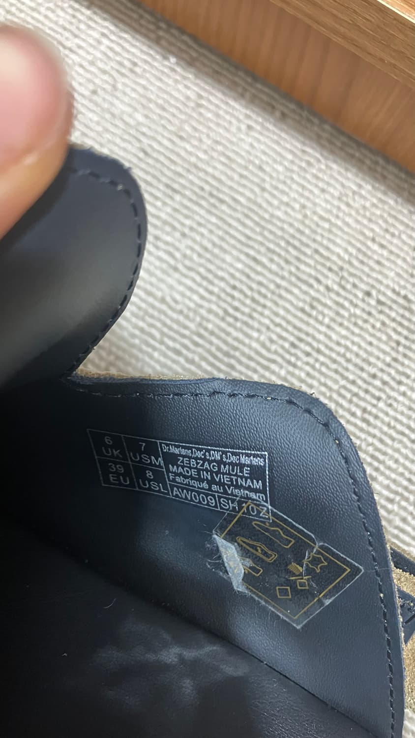 닥터마틴 제브잭 뮬 uk6 상품이미지4