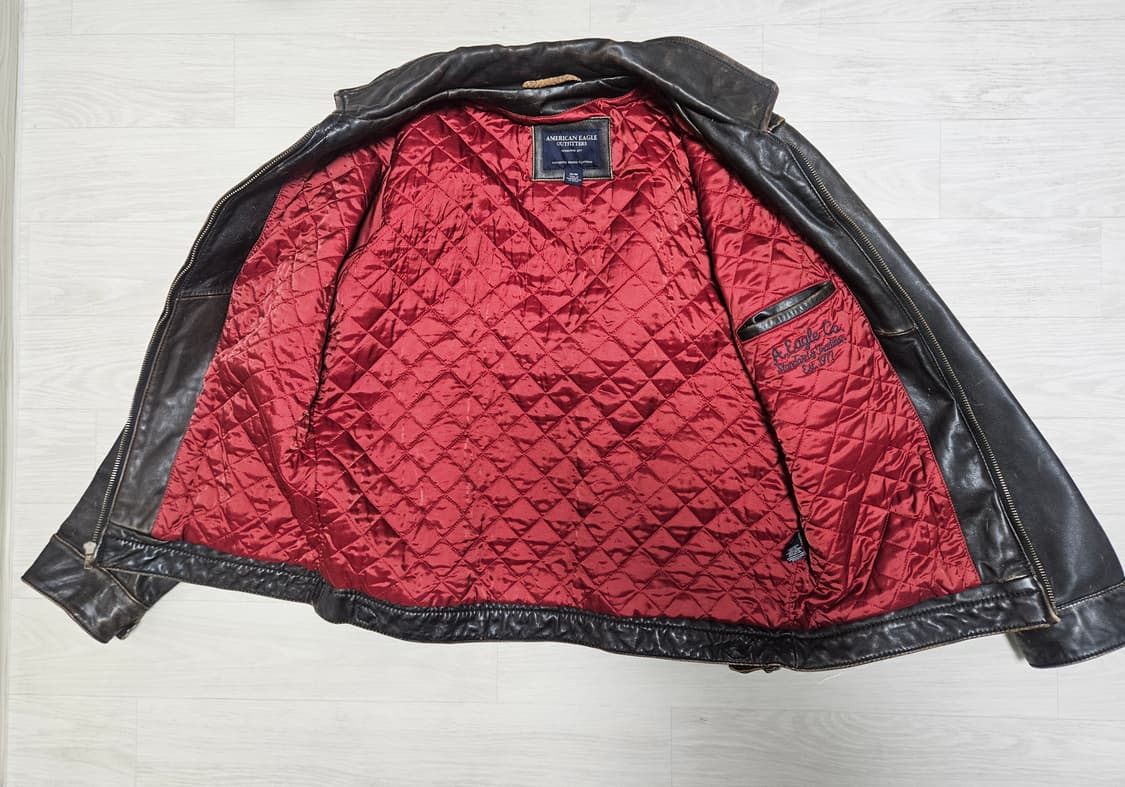 아메리칸이글 소가죽 자켓(M/M사이즈, 105) 상품이미지3