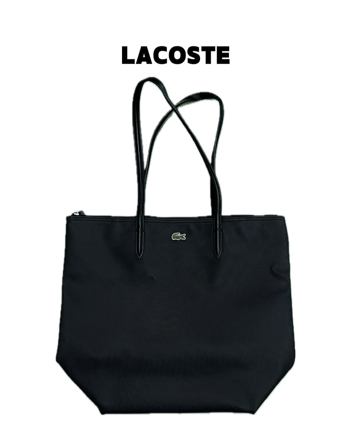 (OS) 라코스테 레더 토트백 상품이미지1