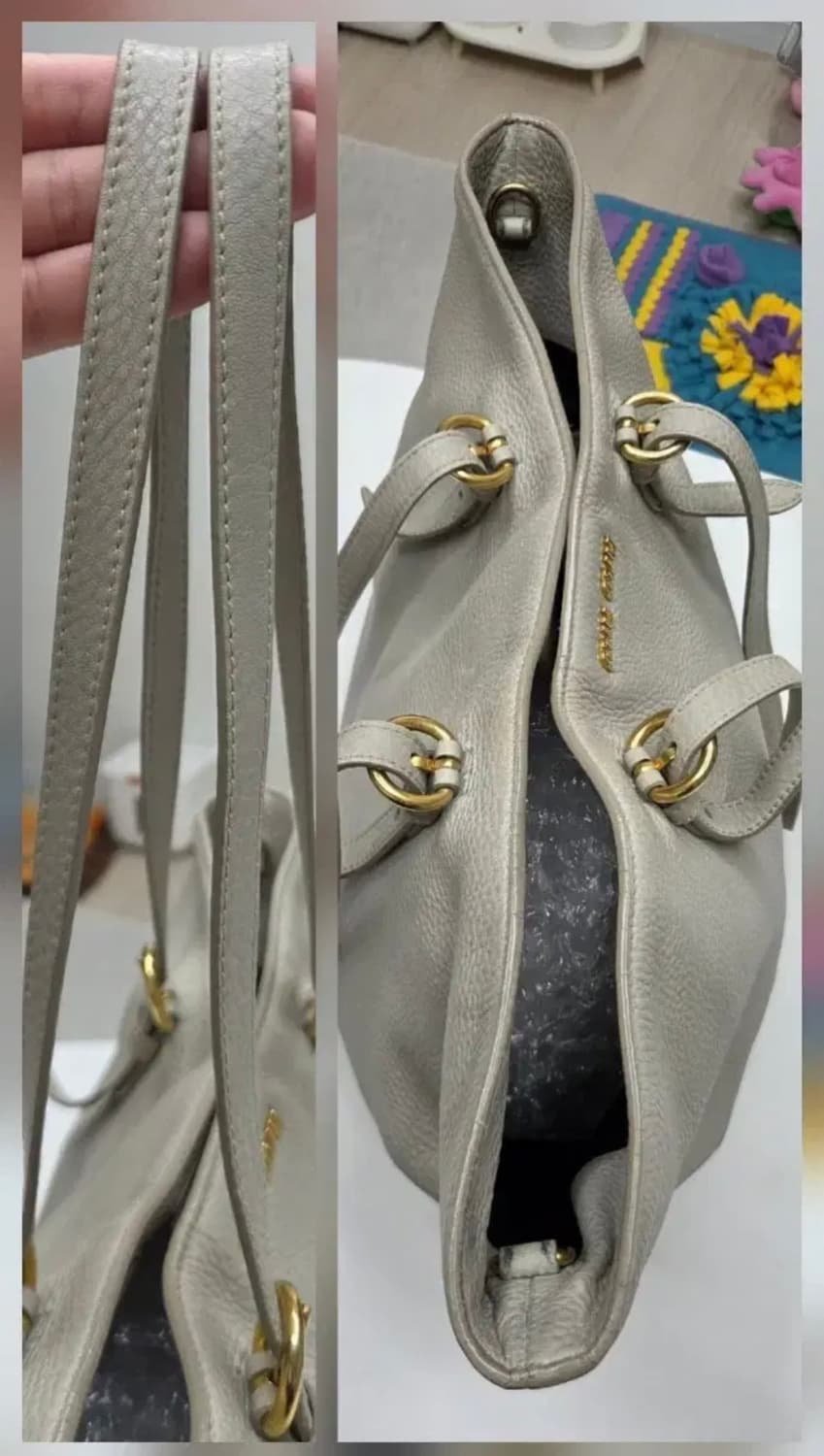 미우미우 비텔로 다이노 토트백 상품이미지4