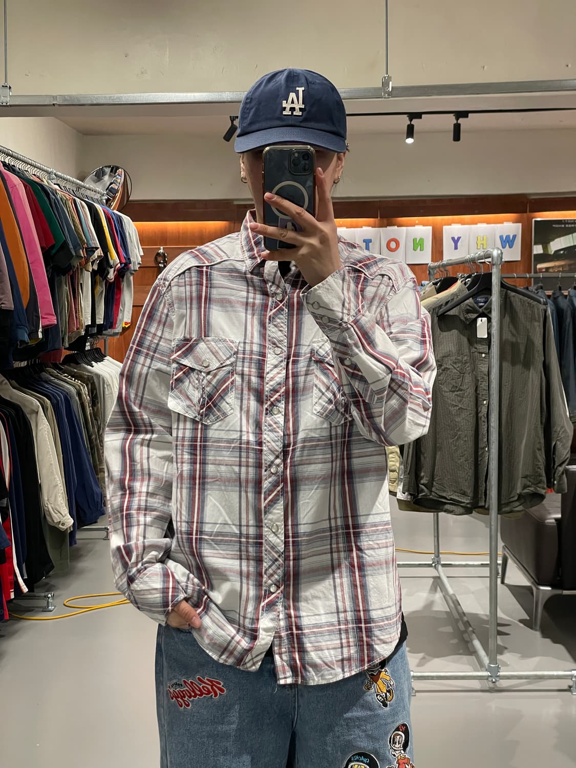 빈티지 웨스턴 셔츠   상품이미지1