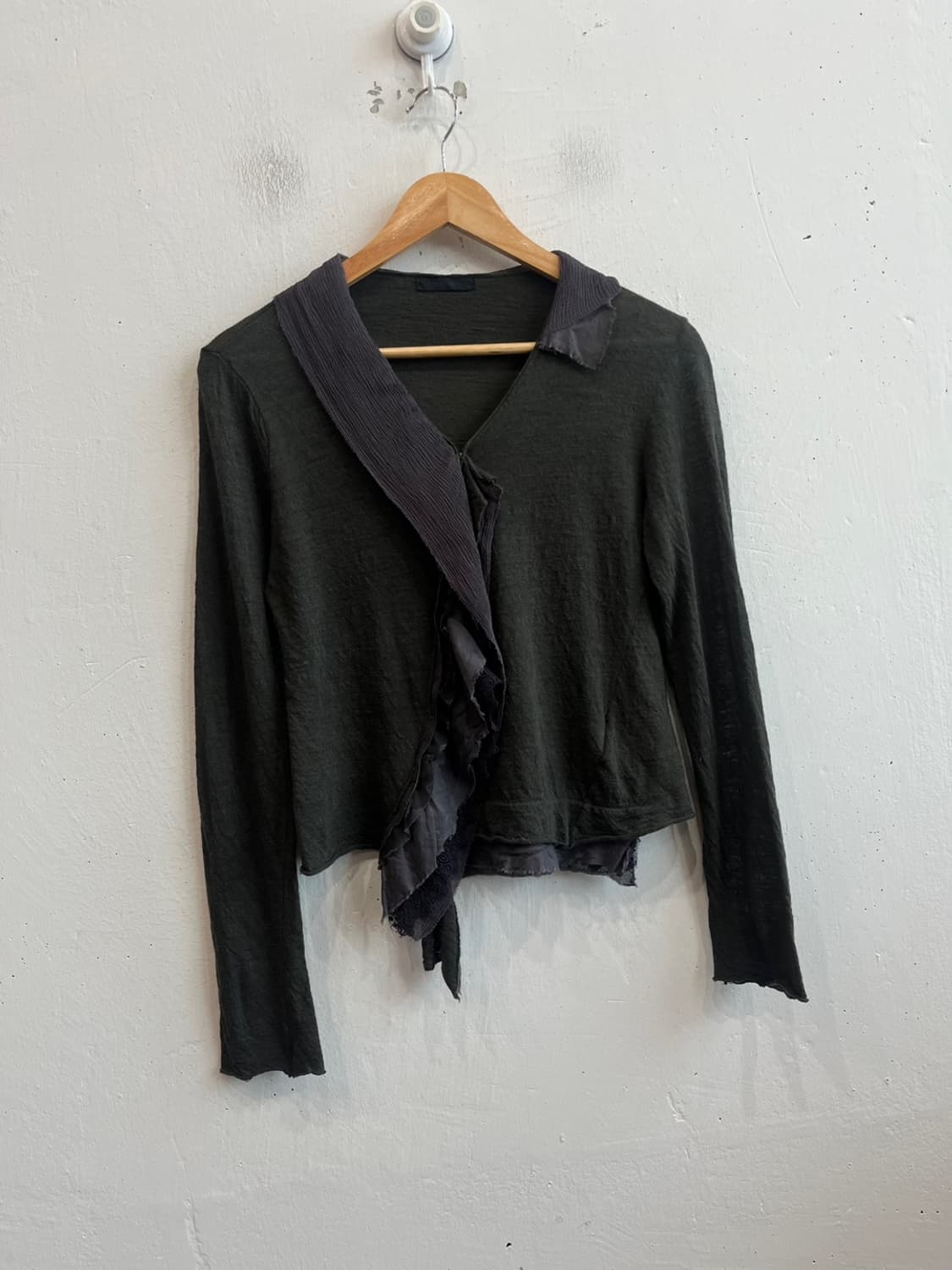 pas de calais 퓨어린넨 가디건 Made in JAPAN 상품이미지1