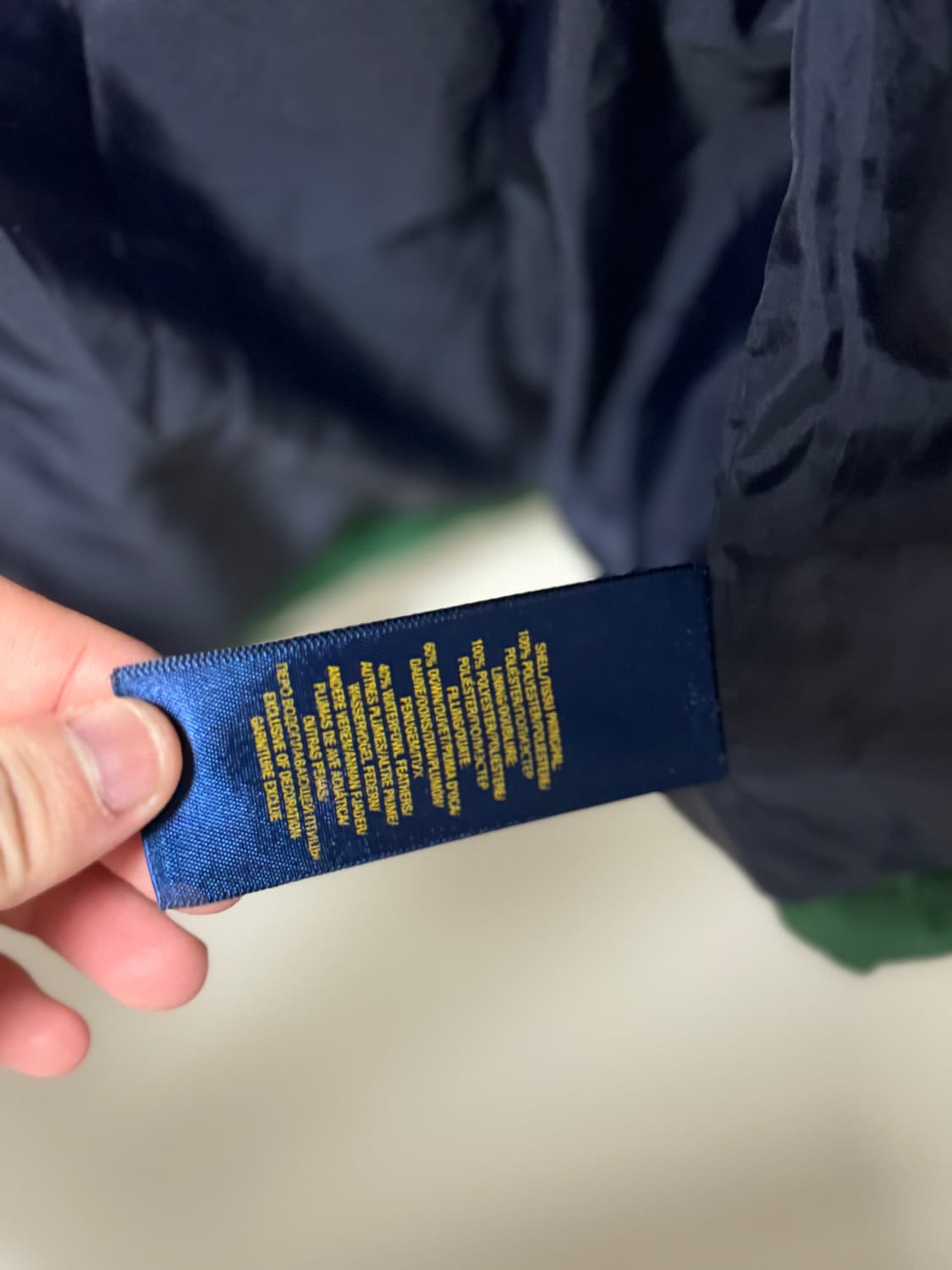 폴로 랄프로렌 아동 10-12 그린 패딩 자켓 상품이미지7