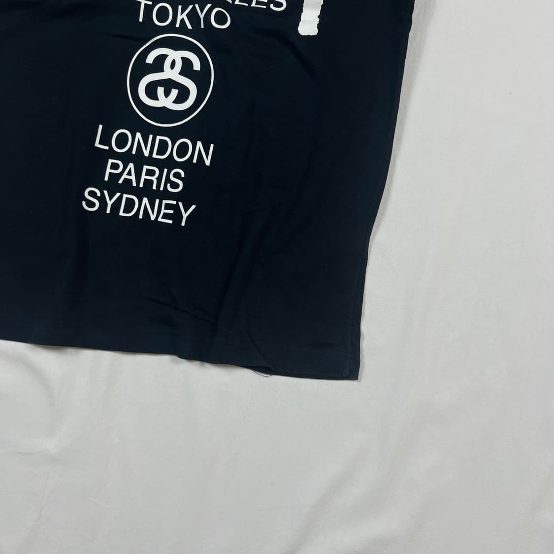 90‘s 스투시 stussy 월드투어 프린트 반팔티 상품이미지4