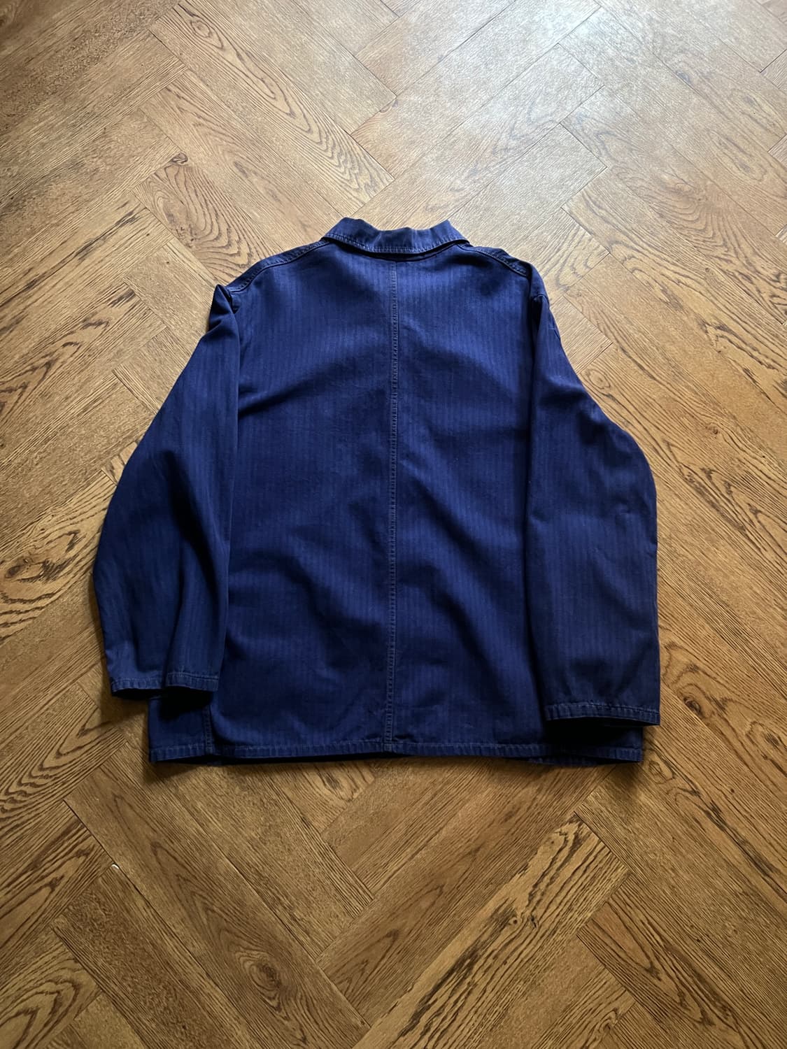 [XL]빈티지 페인팅 3포켓 HBT 프렌치 워크 자켓 상품이미지7