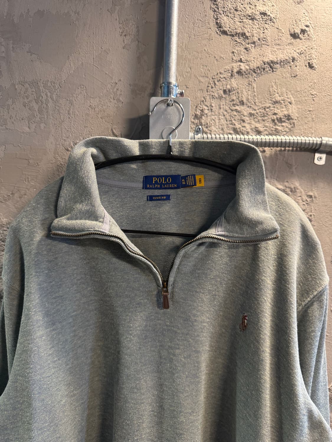 XL 폴로랄프로렌 POLO 코튼 하프집업 반집업 그린 상품이미지4