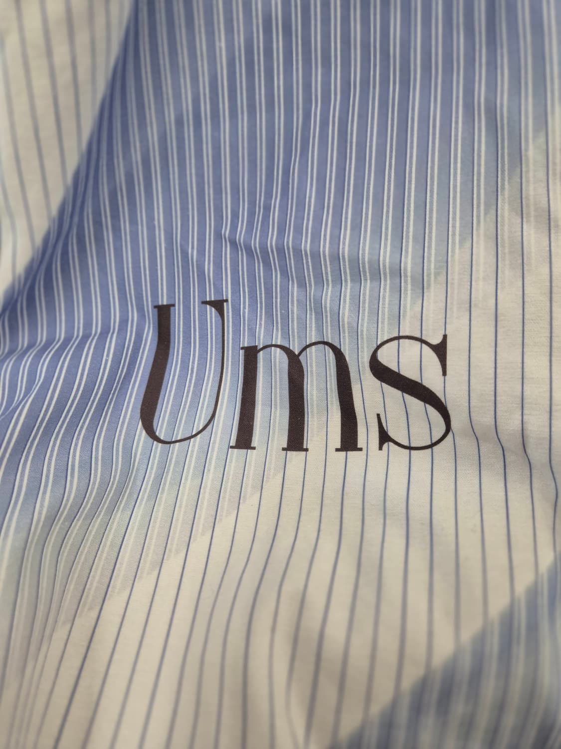 UMAMIISM 스트라이프 셔츠 화이트 L 상품이미지5