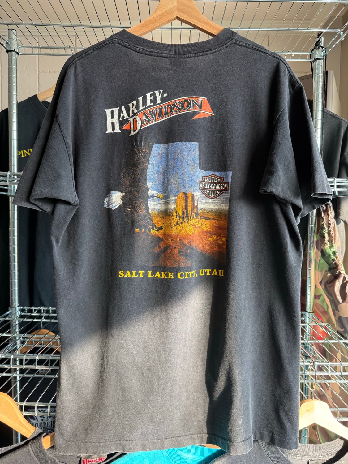 1996 Made in USA 할리 데이비슨 티셔츠 상품이미지2