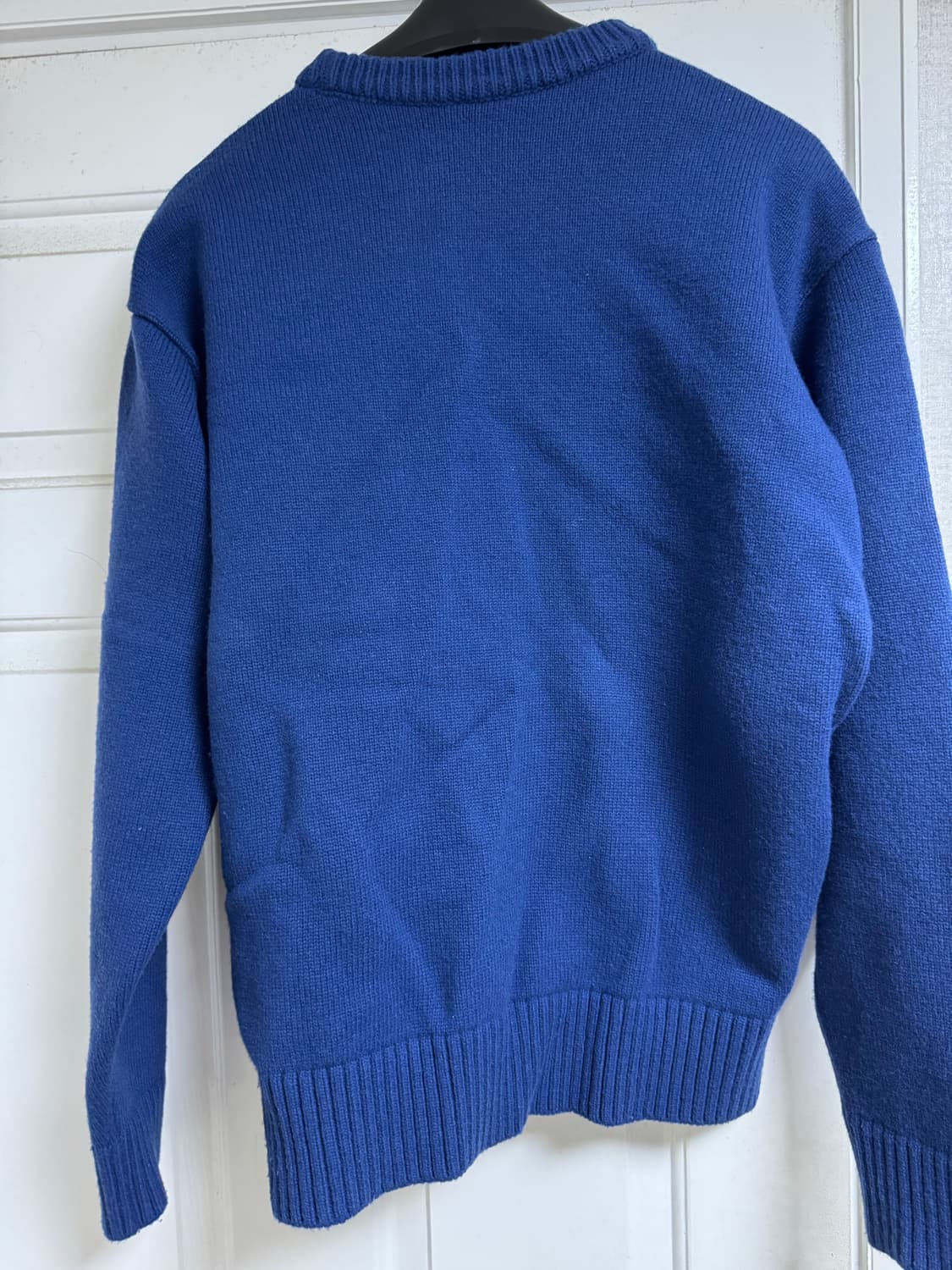 [L] STU 레터링 블루 니트 상품이미지2