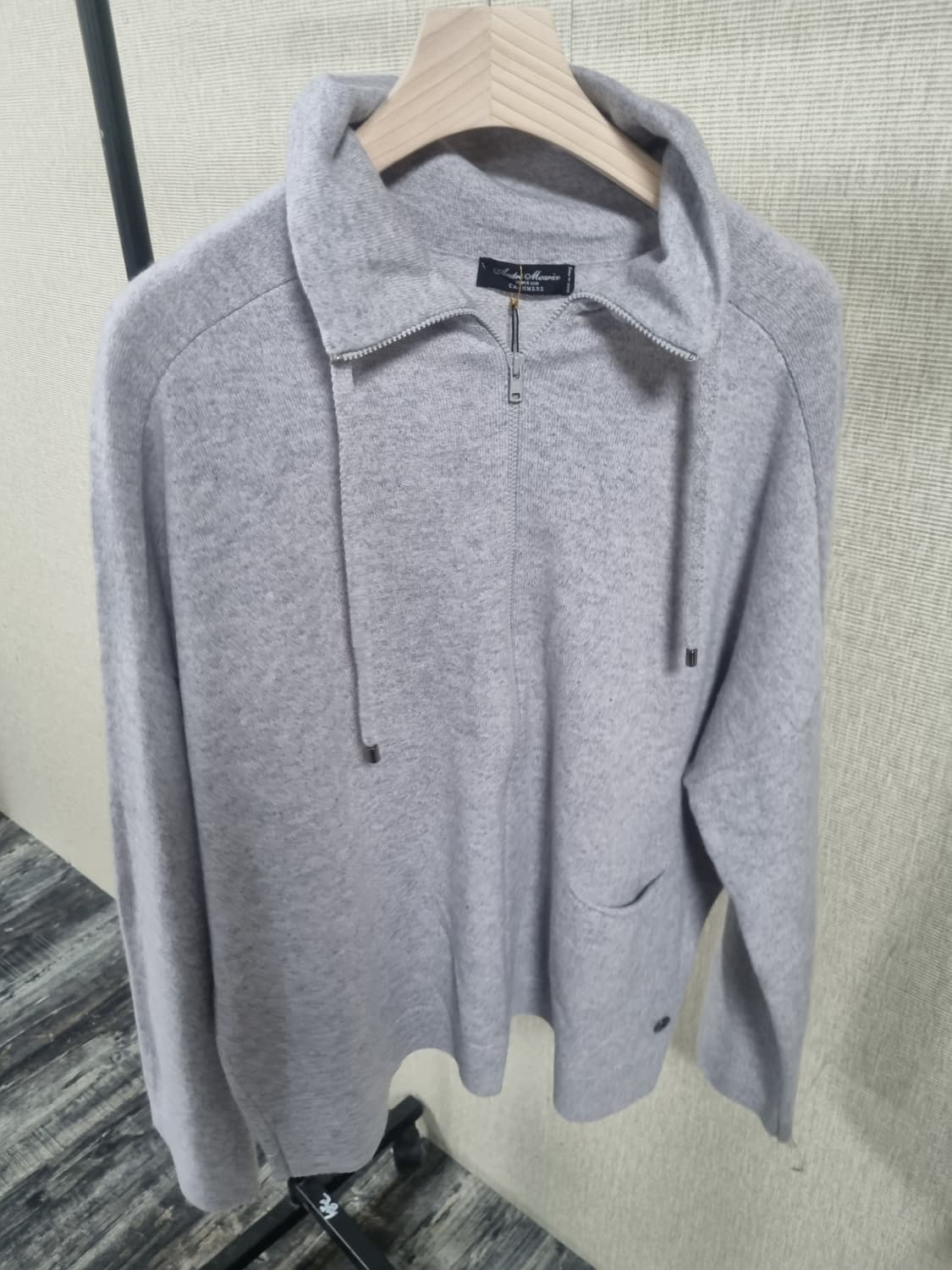 이태리 명품 브랜드 안드레모리스 100%캐시미어 집어 상품이미지1