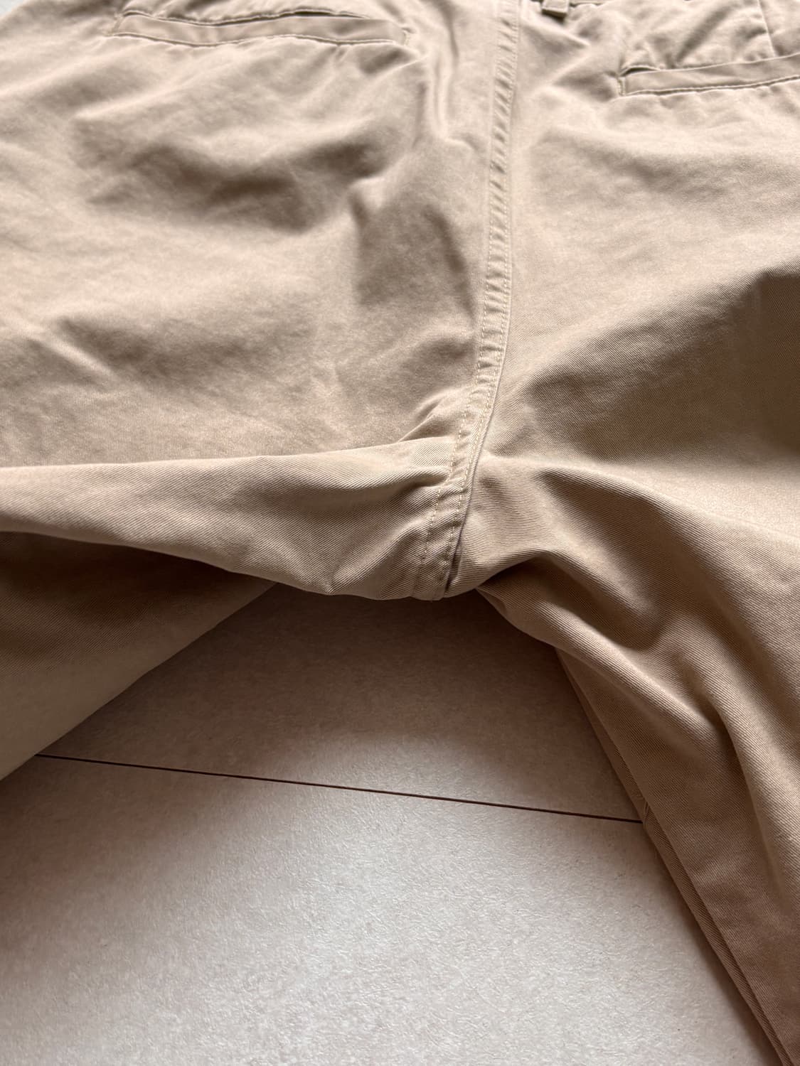 에잇세컨즈 빈티지 무드 베이지 치노 팬츠 / 세미와이드 코튼 상품이미지5