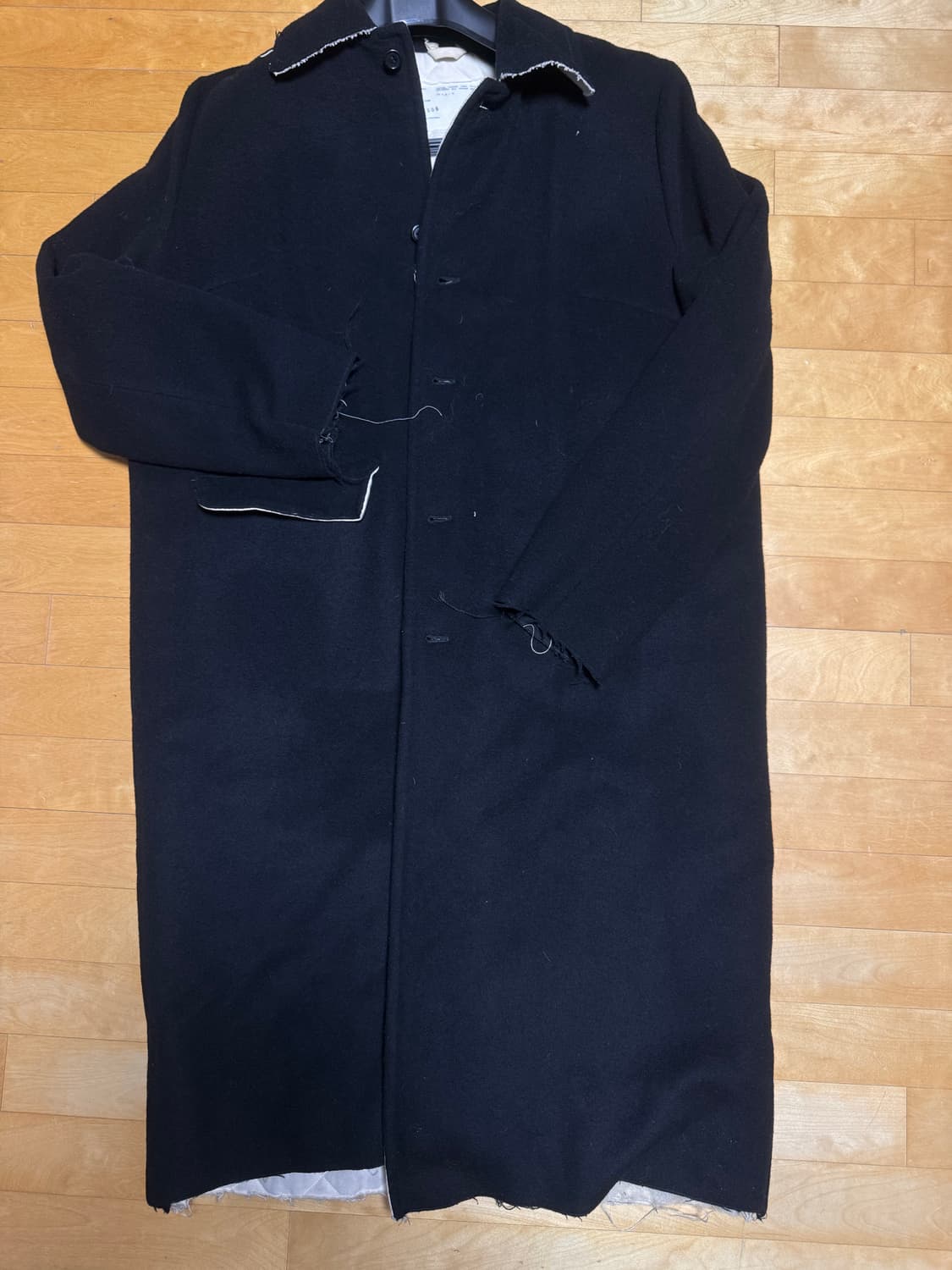 19fw 카미엘 포트젠스 울 롱코트 상품이미지1