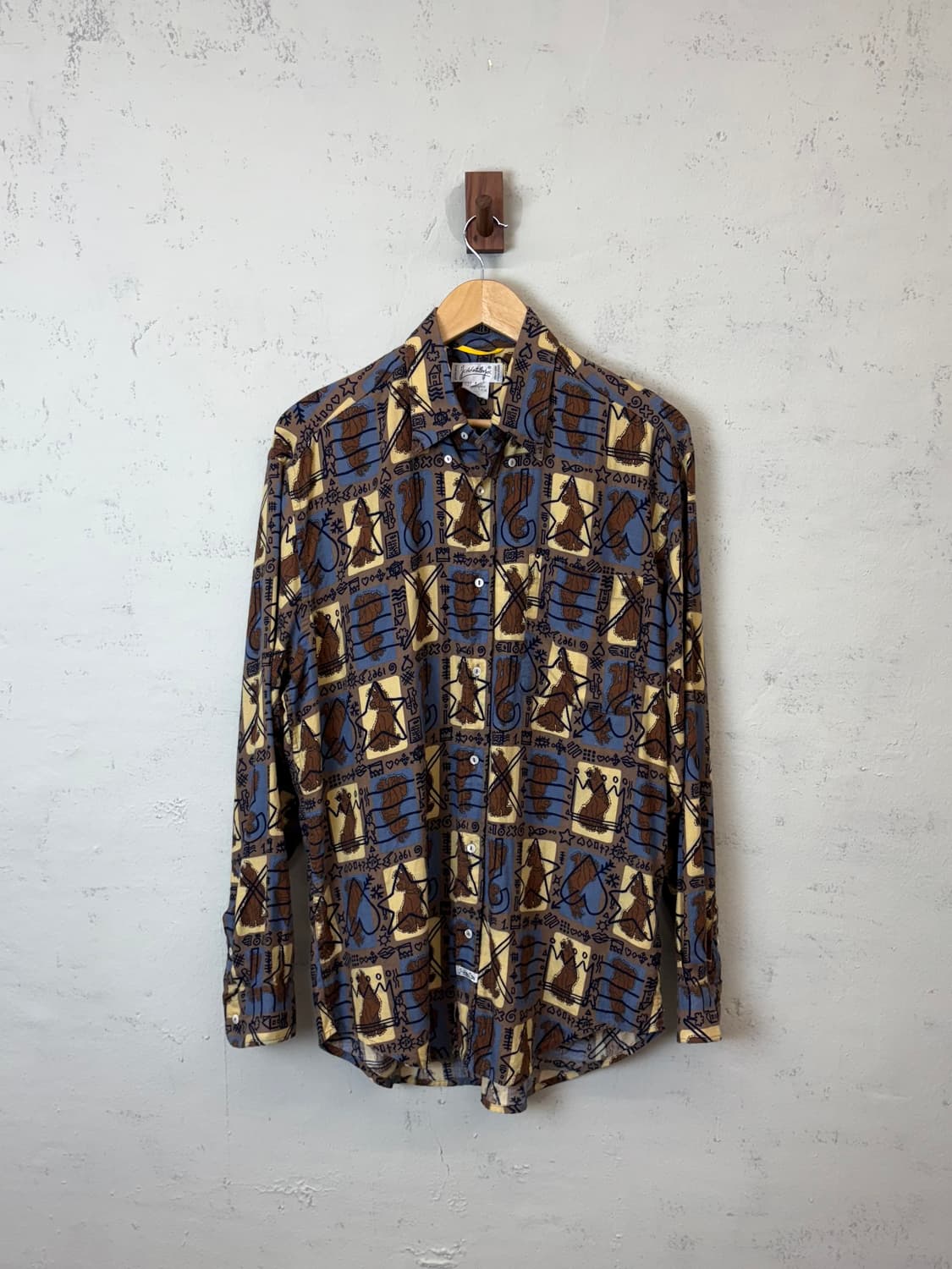 까스텔바작 90s 빈티지 패턴 셔츠 상품이미지1