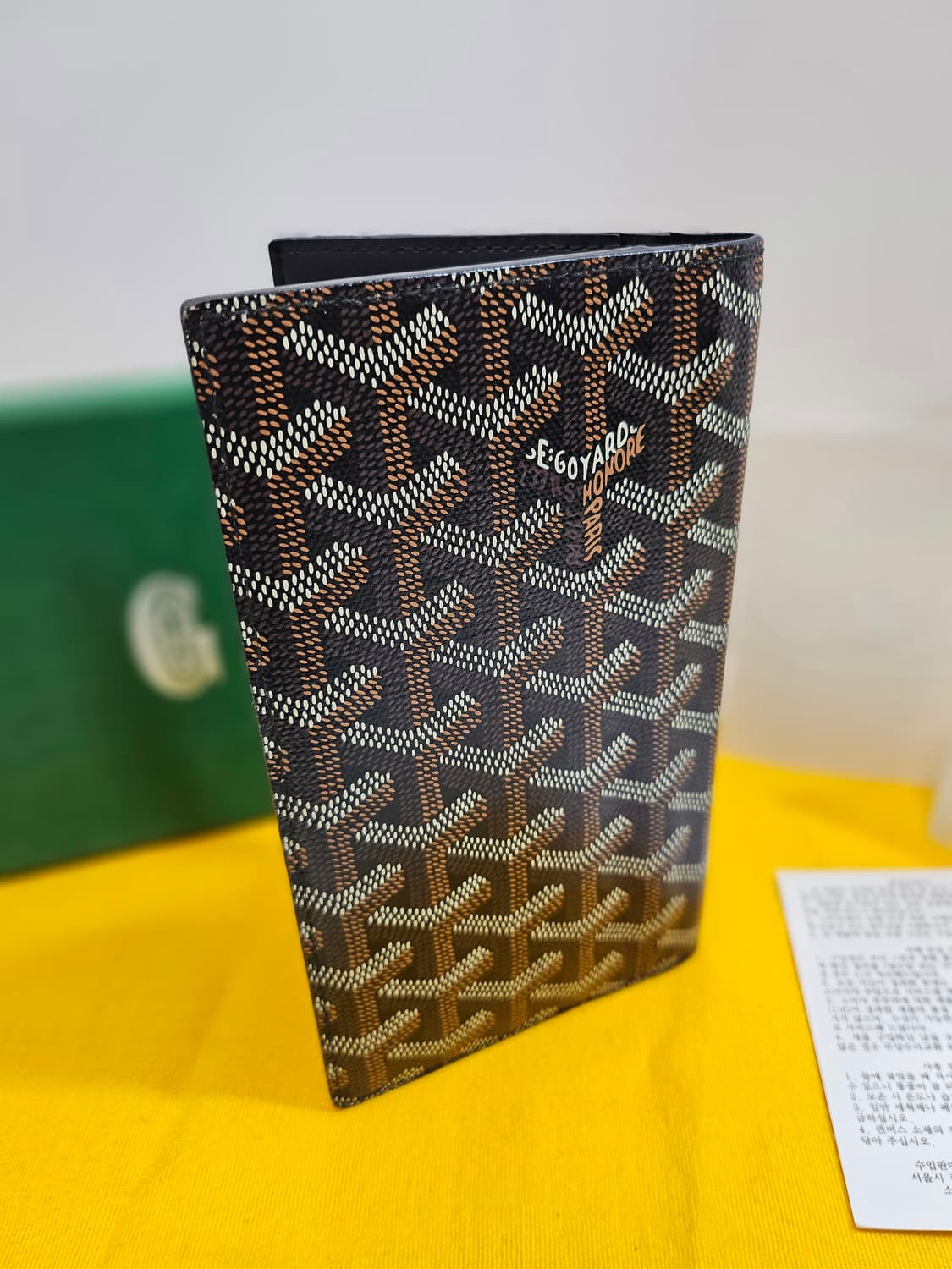 [정품] 고야드 생로슈 장지갑 블랙 상품이미지4