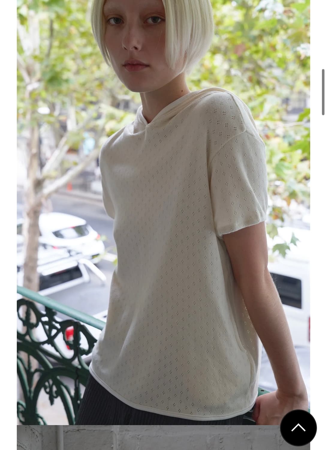 페스토 DOT HOODED TOP DOVE 상품이미지1