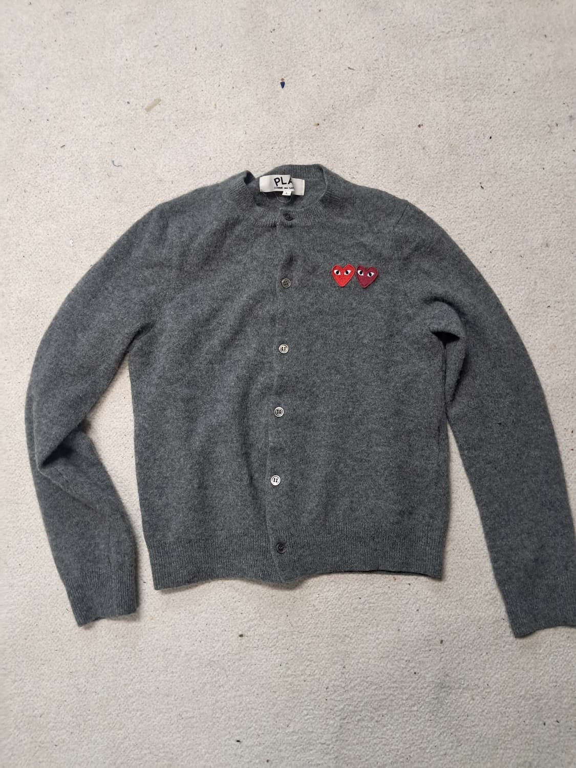 꼼데가르송 더블와펜 가디건 수축 상품이미지1