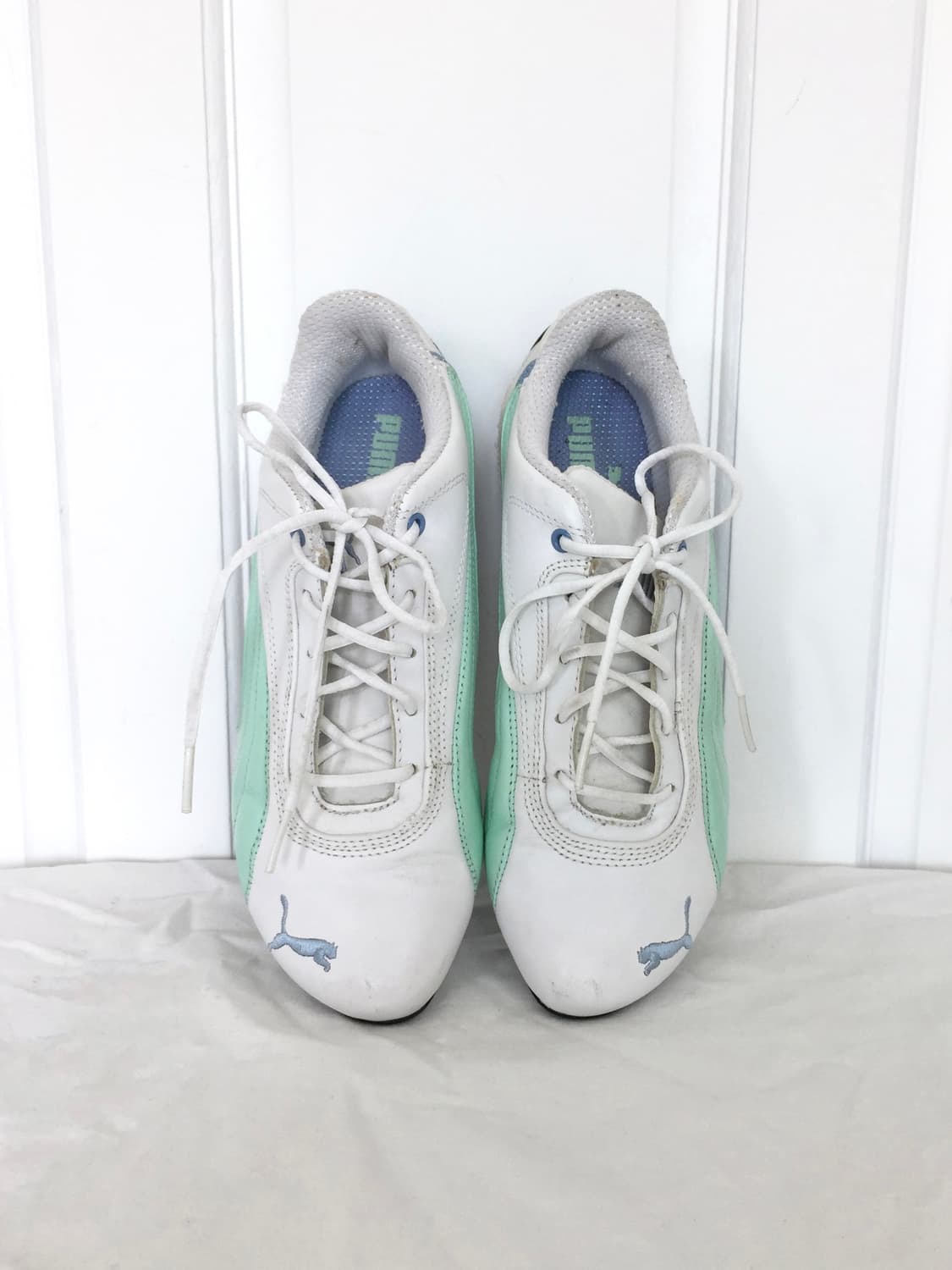 Puma White Mint Speedcat Sneakers 상품이미지4