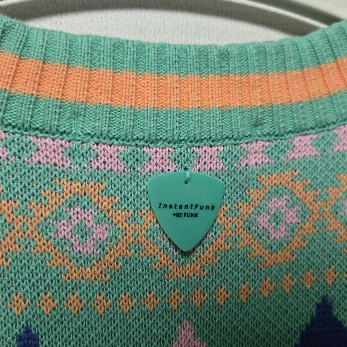 인스턴트펑크 자카드 니트 베스트/ 남성 조끼/ 여성 조끼  상품이미지6