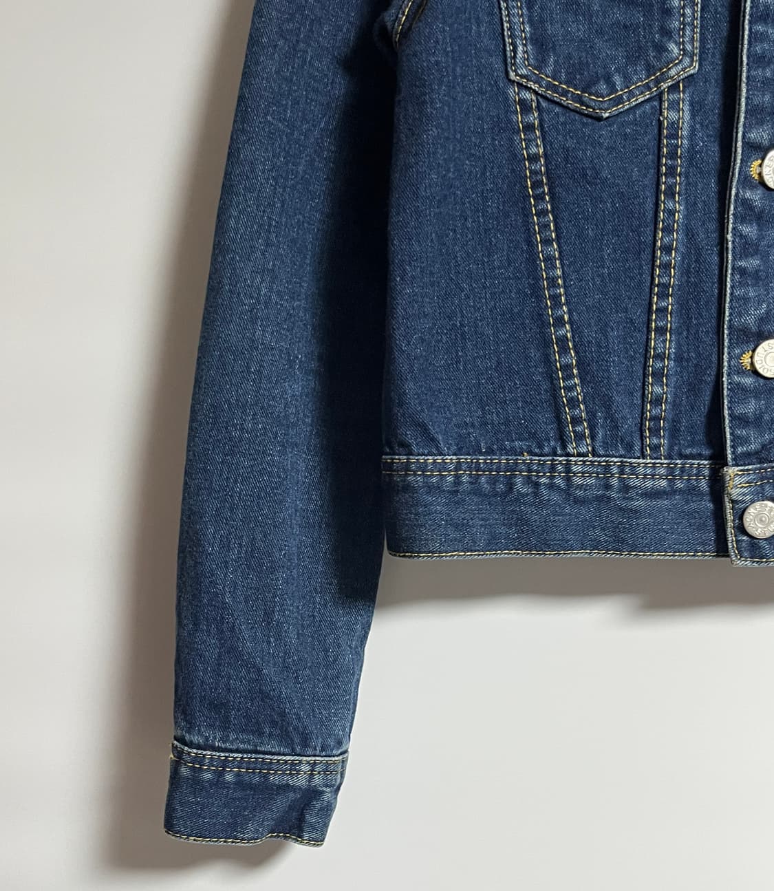아크네스튜디오 크롭 중청 데님 청자켓 S 상품이미지3