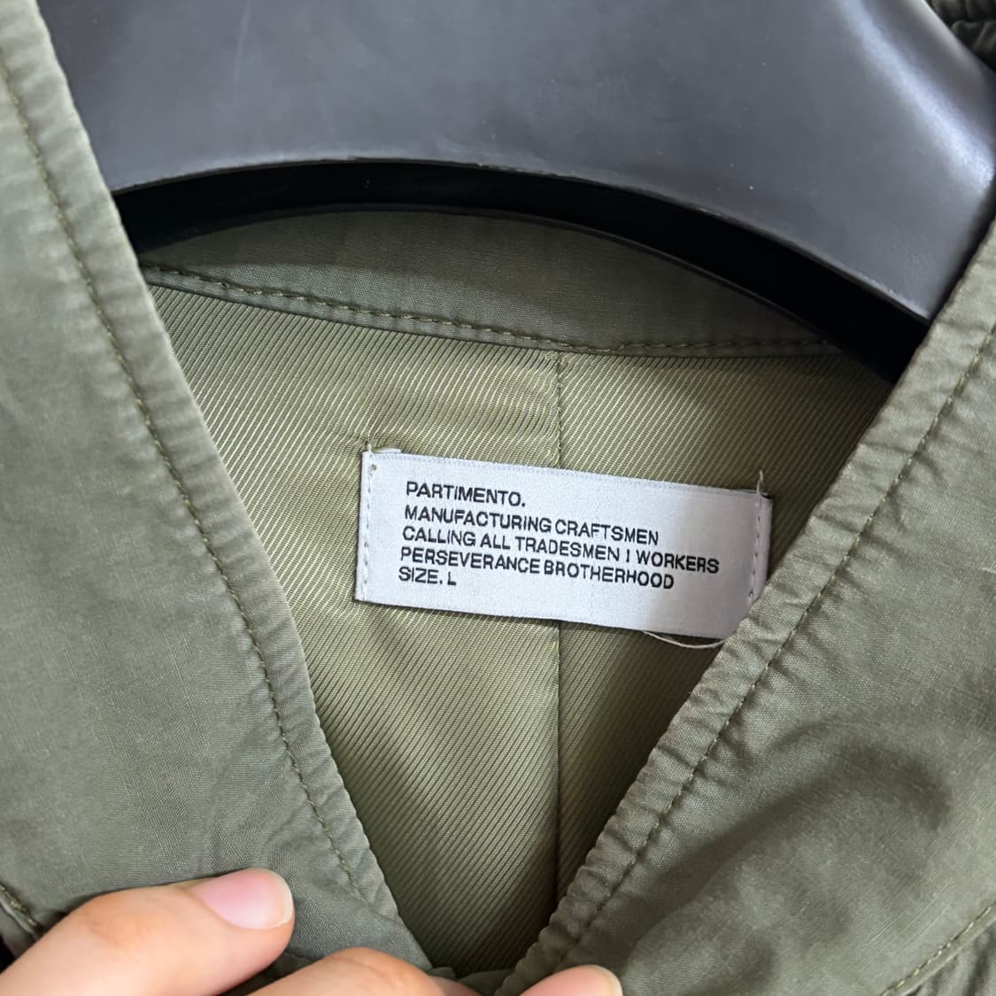 파르티멘토 피쉬테일 카키  상품이미지2