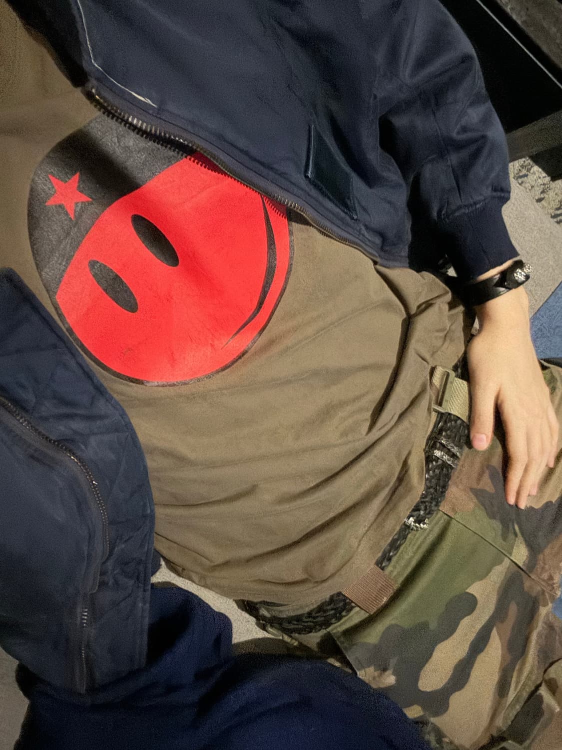 초레어 SOL'S 스마일 그래픽 빈티지 티셔츠 상품이미지6