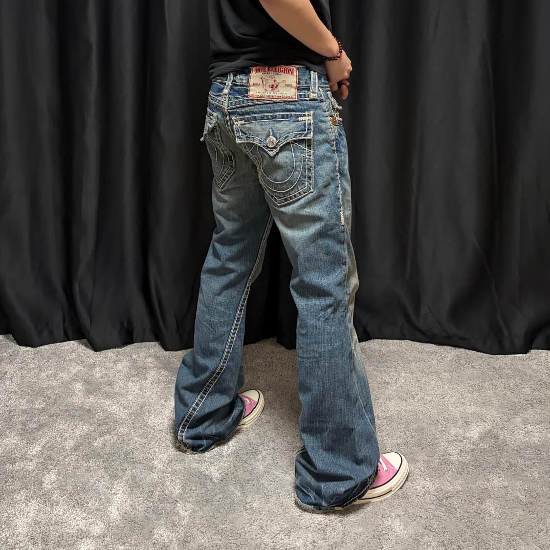 트루릴리전 빈티지 부츠컷 32/33 사이즈 상품이미지4