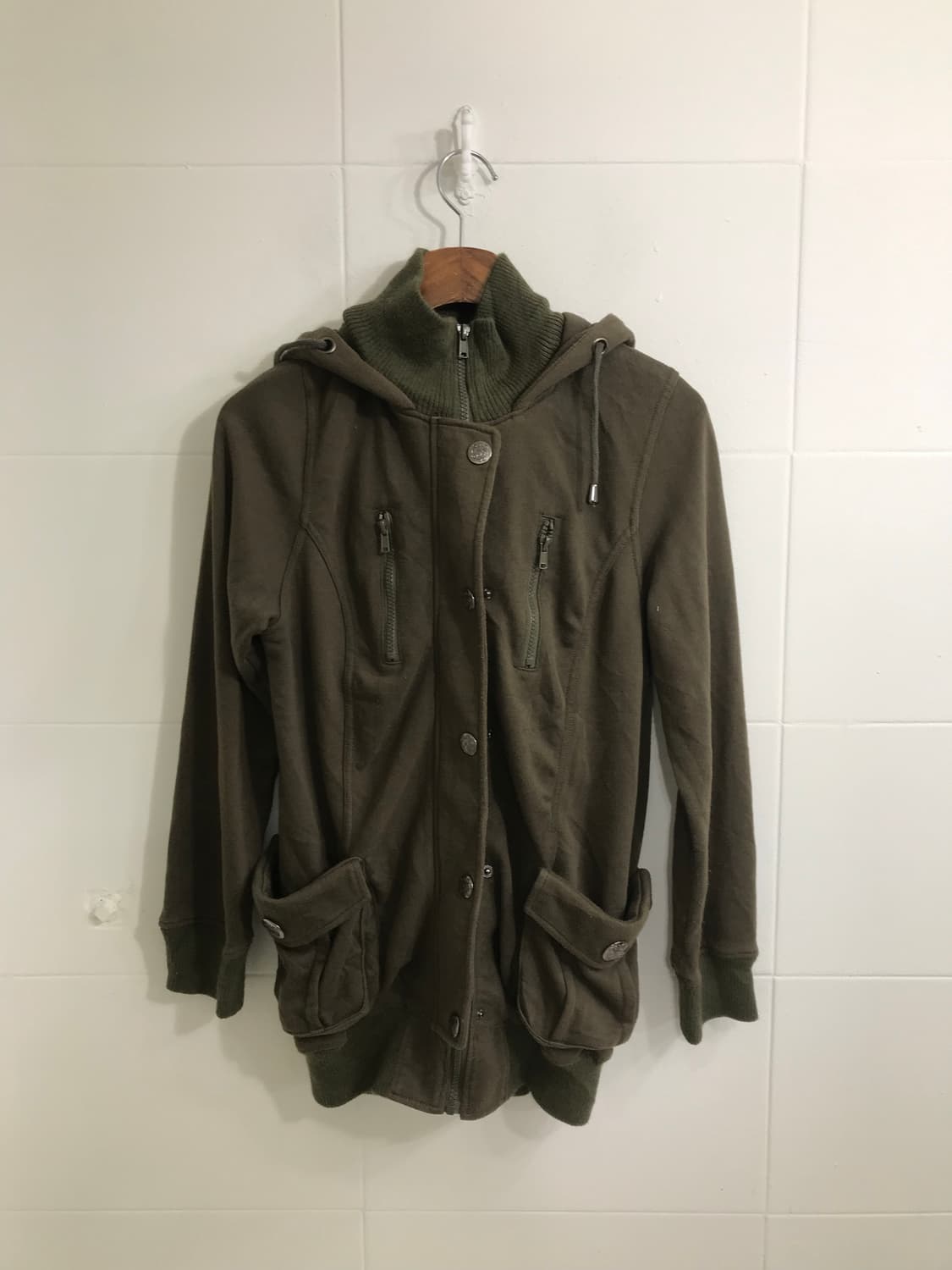 카키 히피모리 그런지 코디세트 상품이미지5