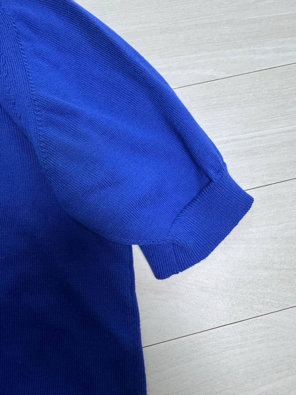 윌리엄로키 반팔 니트 블루 (택달린 새상품) 상품이미지3