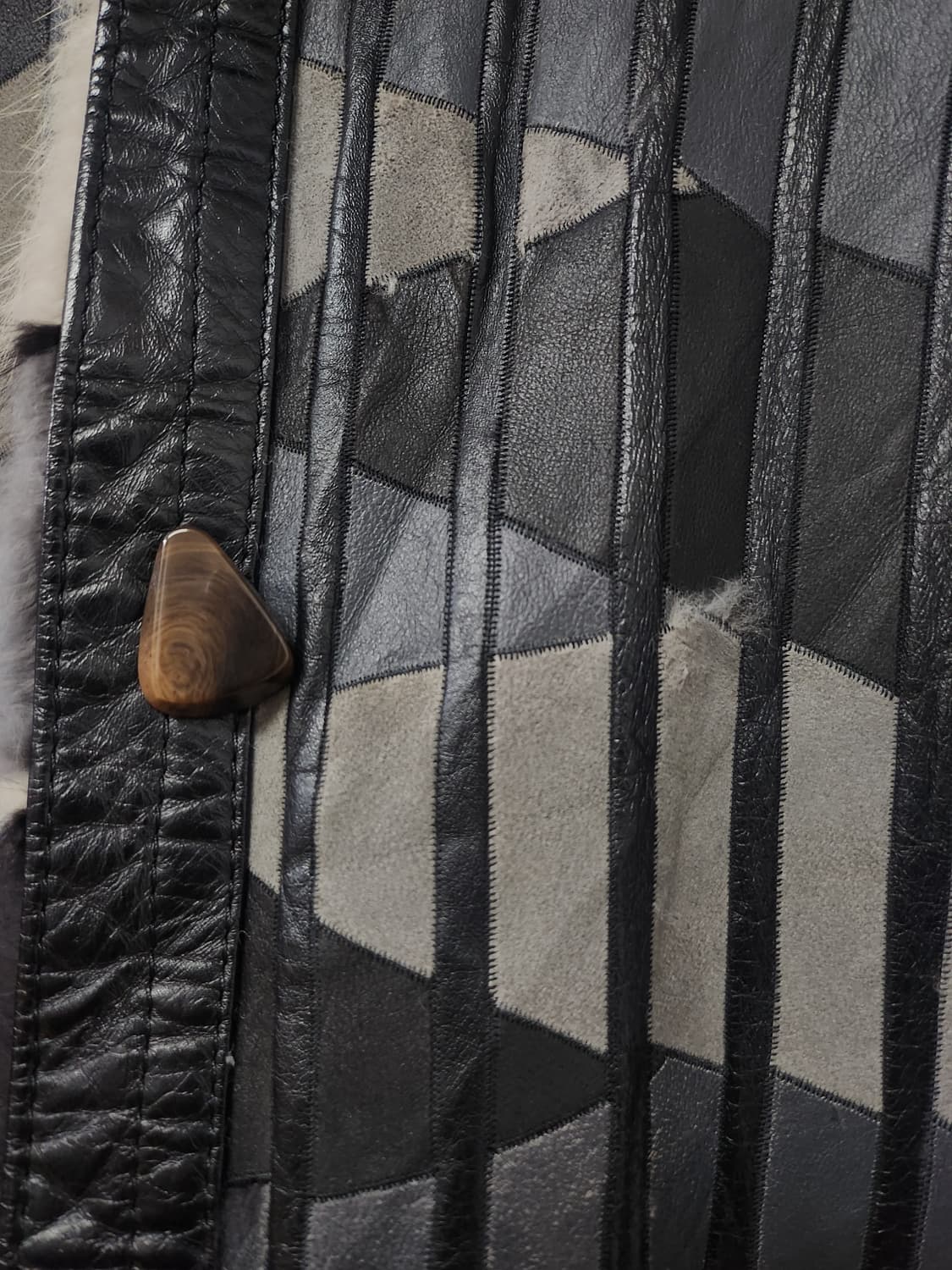 일본빈티지밍크가죽리버시블코트 상품이미지8