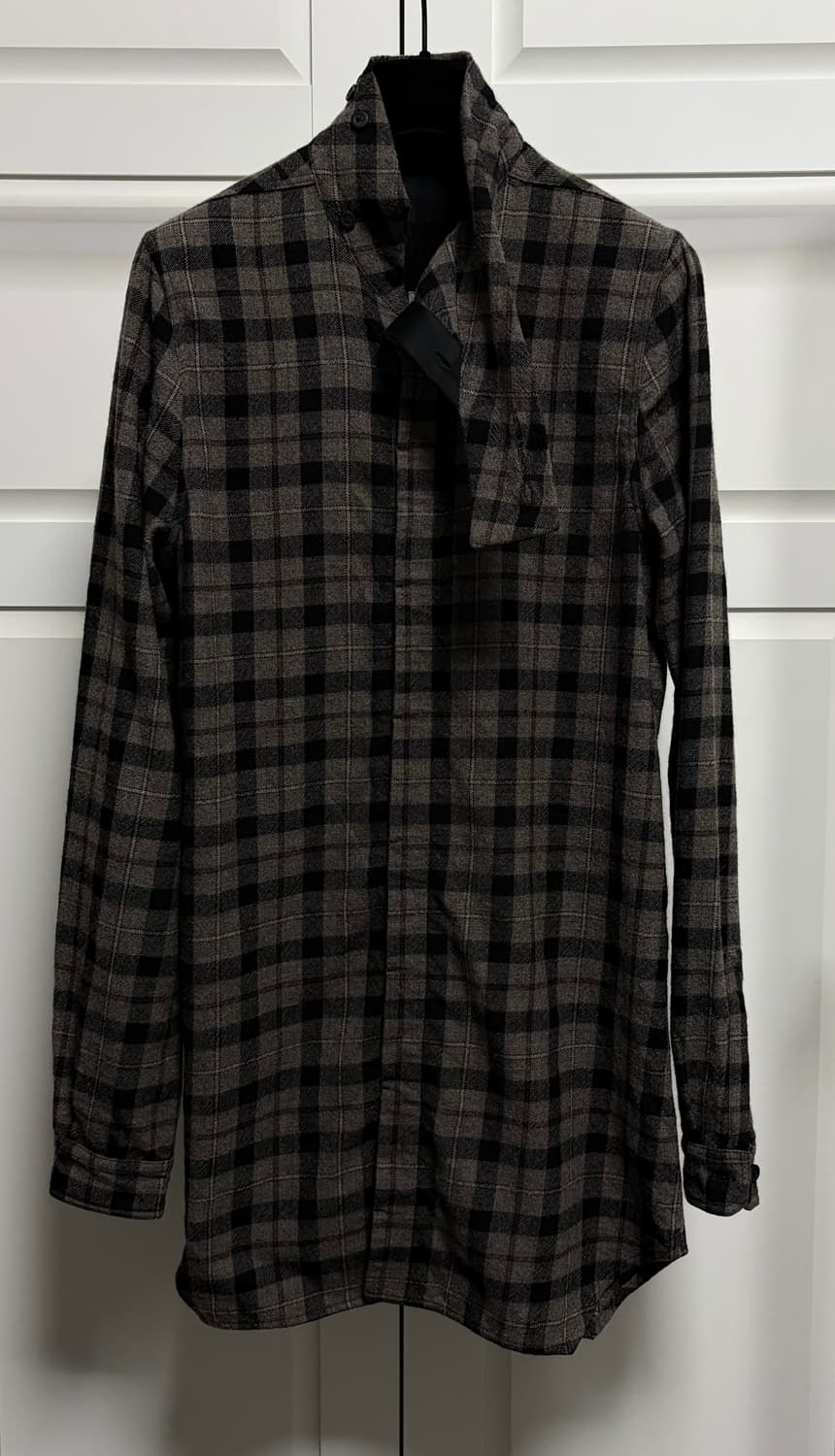 릭오웬스 / 울 플란넬 하이넥 셔츠 / 48 상품이미지1