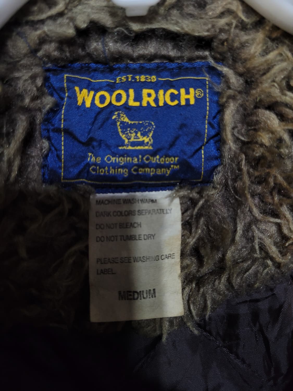 Woolrich 울리치 90s 초빈티지 타탄체크 펑크 쉐르파 워크자켓 상품이미지5