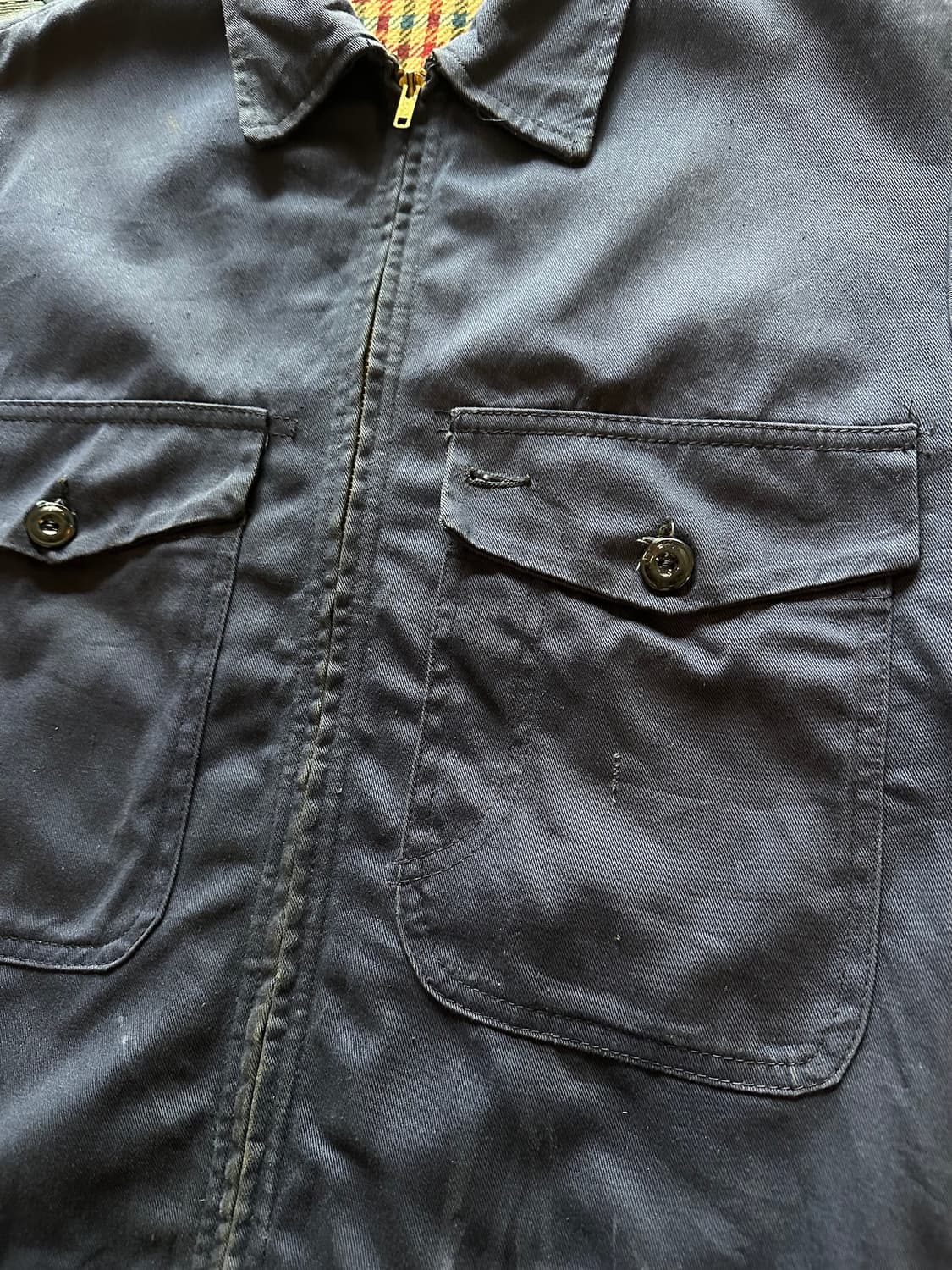 1950s USA Vintage Mechanic Work Jacket 상품이미지3