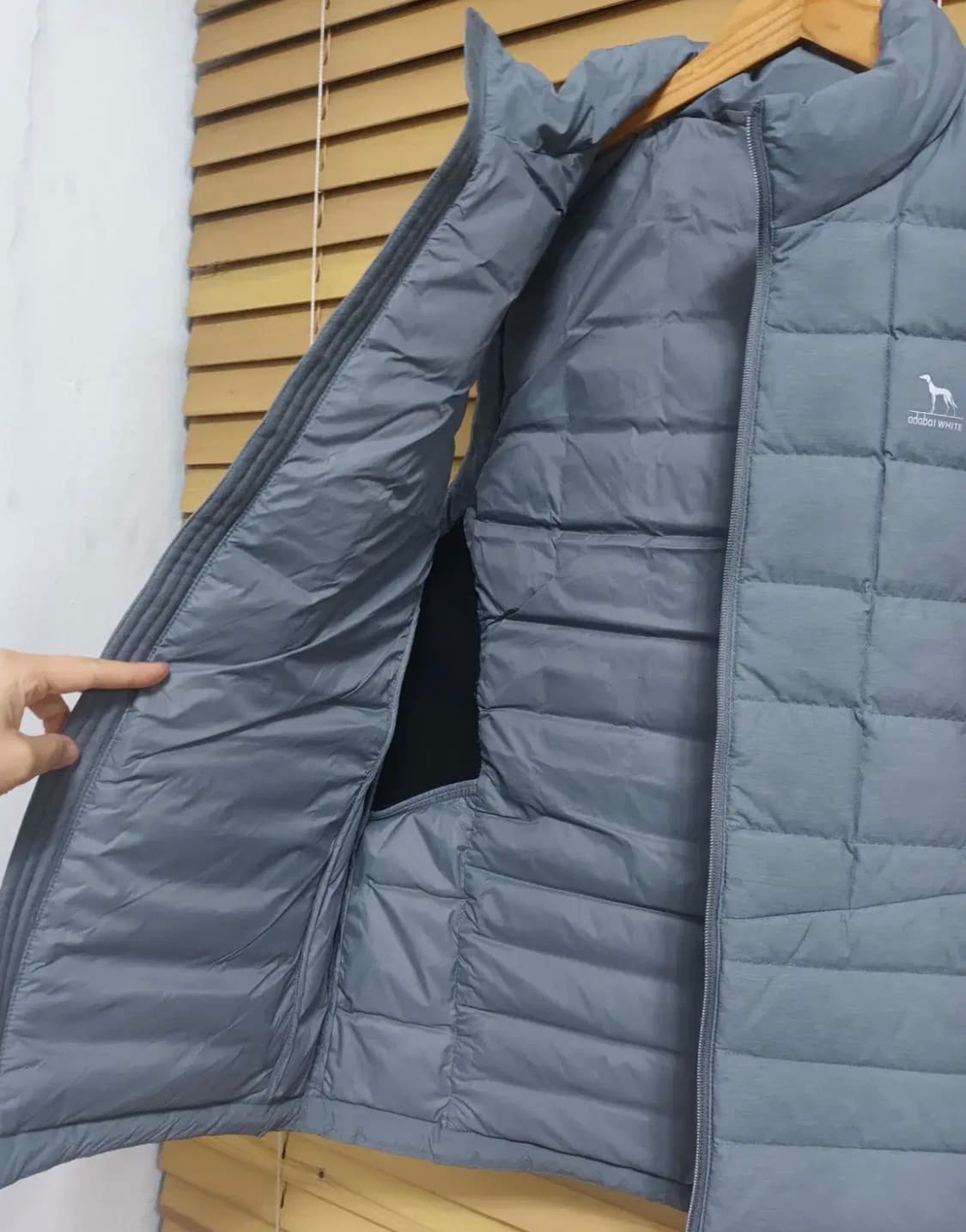 아다바트 화이트 남성 덕다운패딩조끼 100사이즈 상품이미지4
