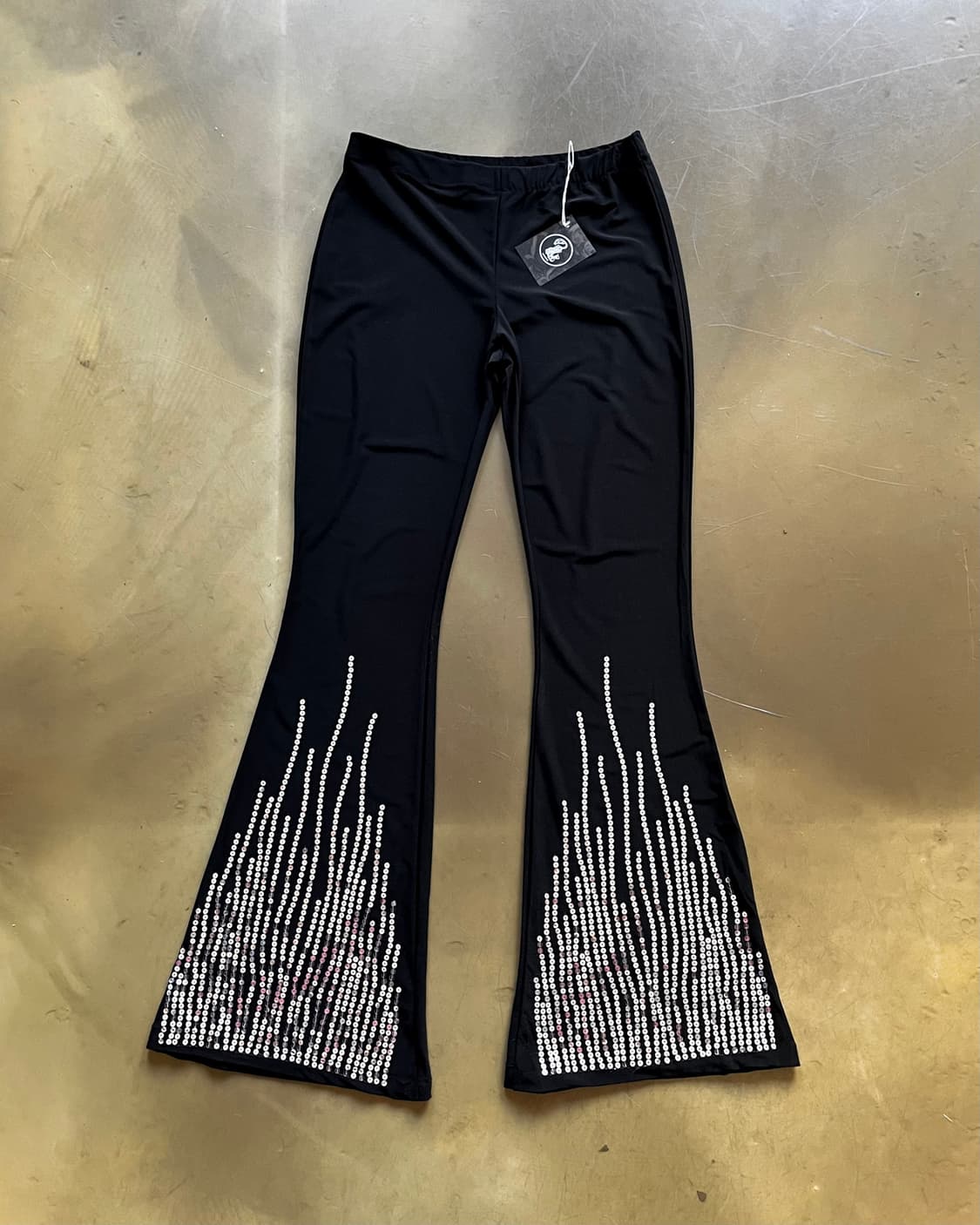 Jpn Vintage Spangle Trim Boots-Cut Pants 상품이미지4