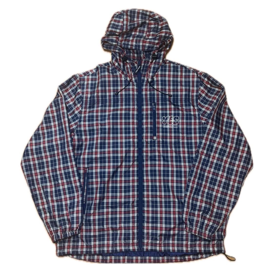 예스아이씨 체크 윈드브레이커 레드 상품이미지1