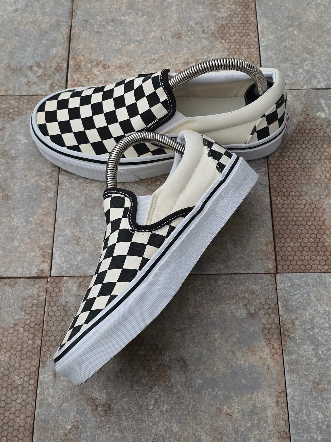 (225)반스 체커보드 슬립온  상품이미지5