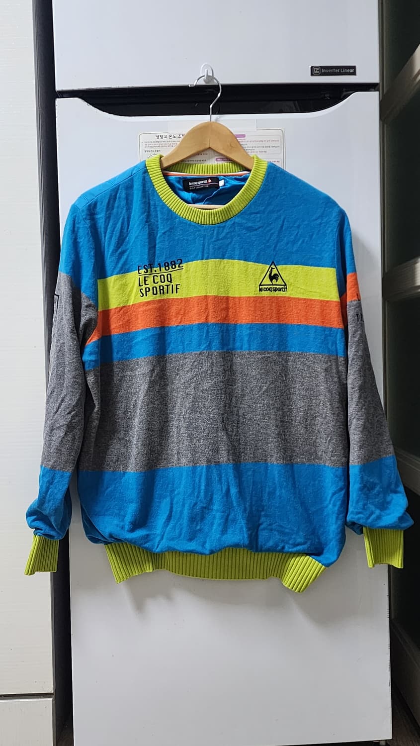 르꼬끄 골프 스트라이프 니트 105 상품이미지1