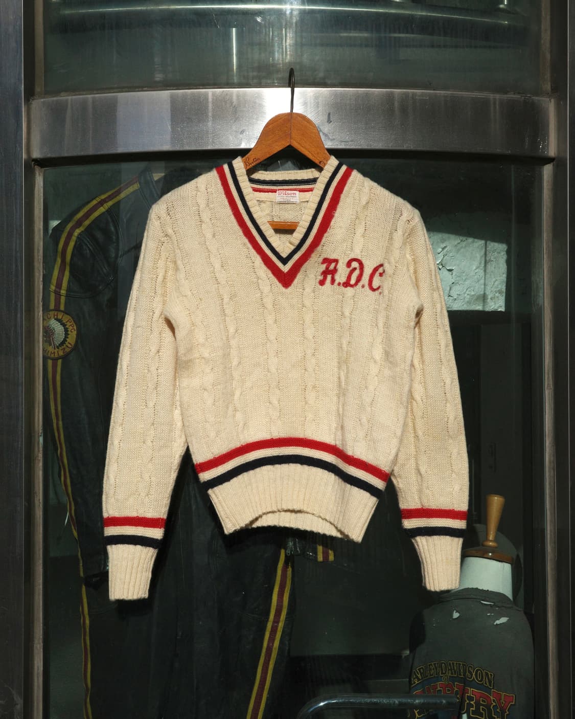 40s Wilson 프레피 크리켓 니트 상품이미지1