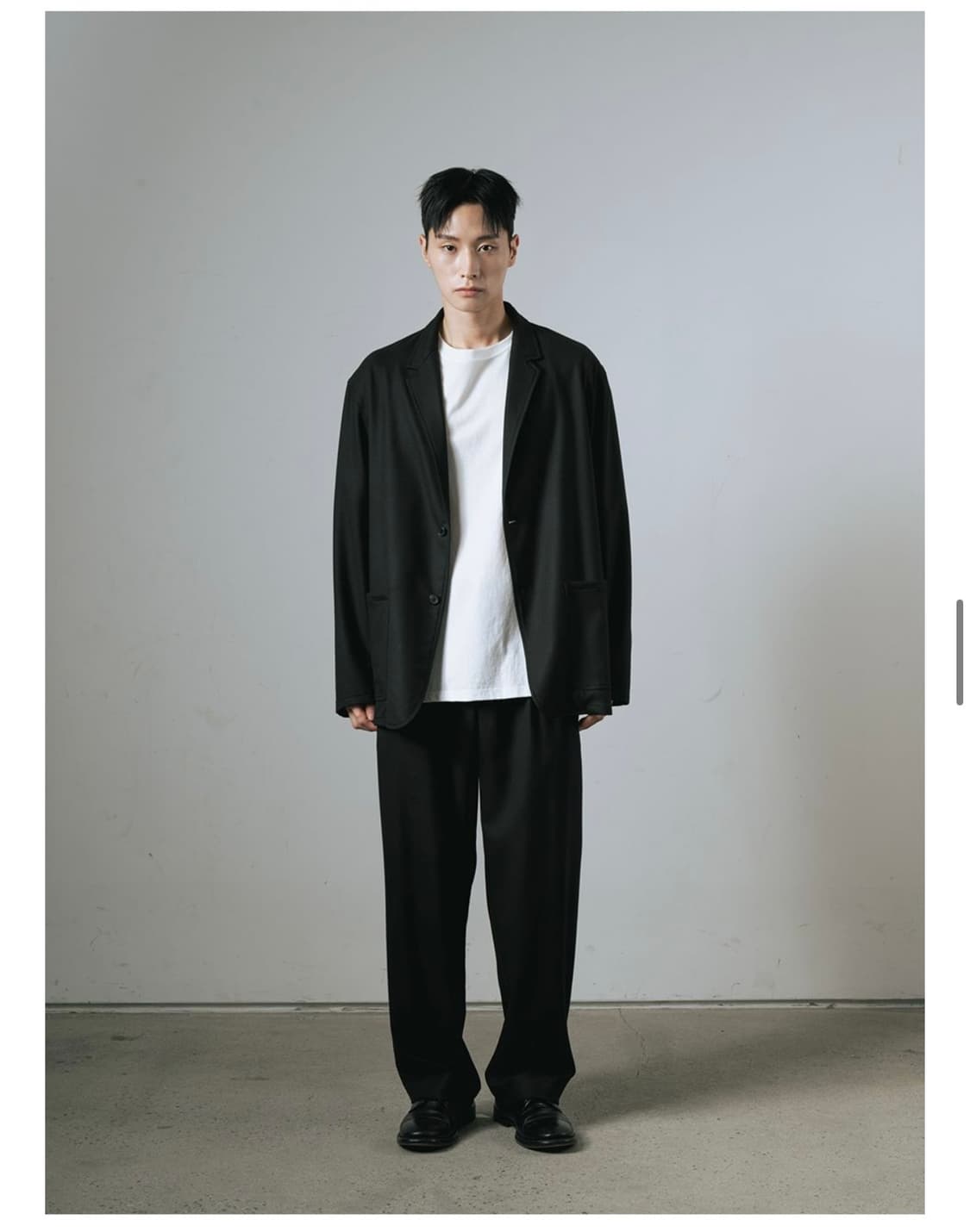 Flannel Wool Architect Jacket (Black) 3 상품이미지4