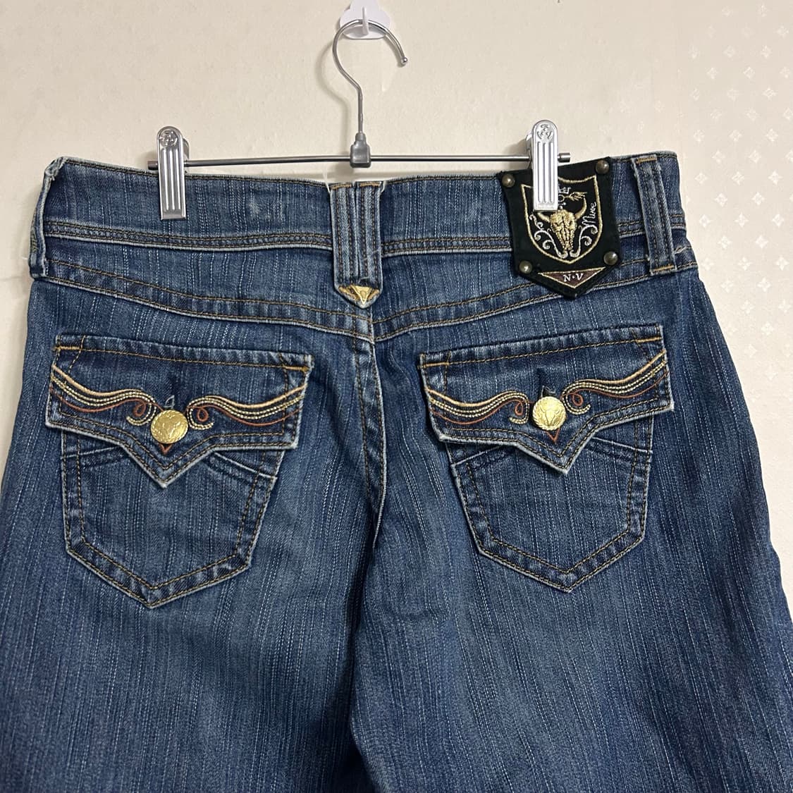 일본빈티지 중청 버뮤다 데님 팬츠 반바지 30 상품이미지7