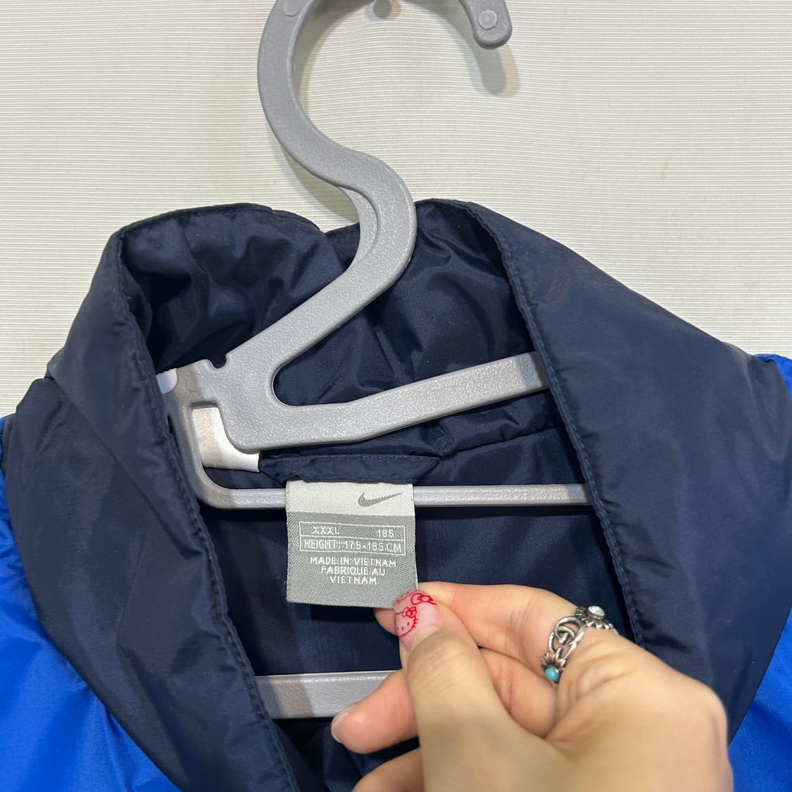 빅사이즈 나이키  00s 올드스쿨 스펠아웃 누빔 자켓 XXXL 상품이미지2