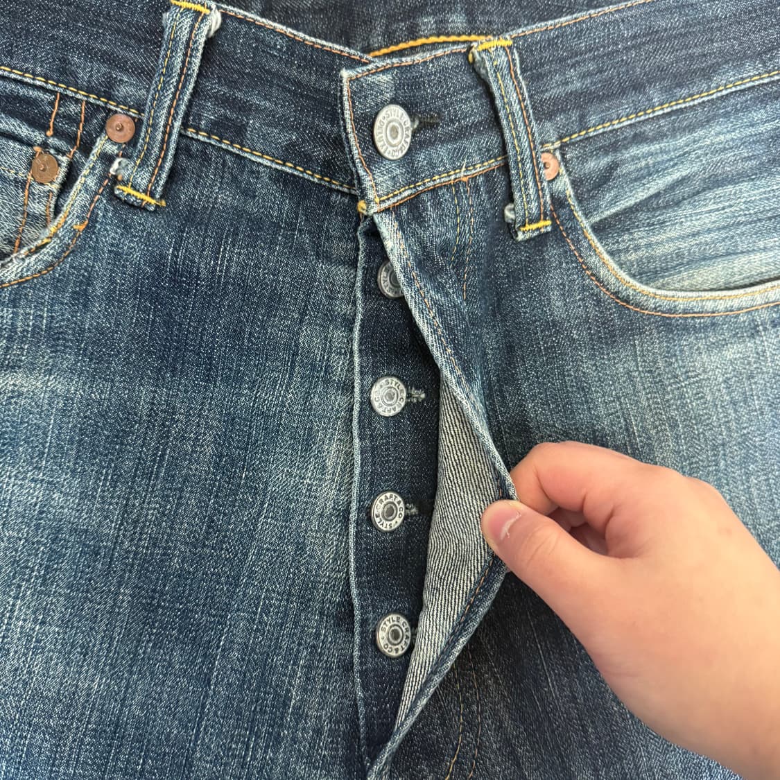 90‘s 일본 에비수 청바지 상품이미지3